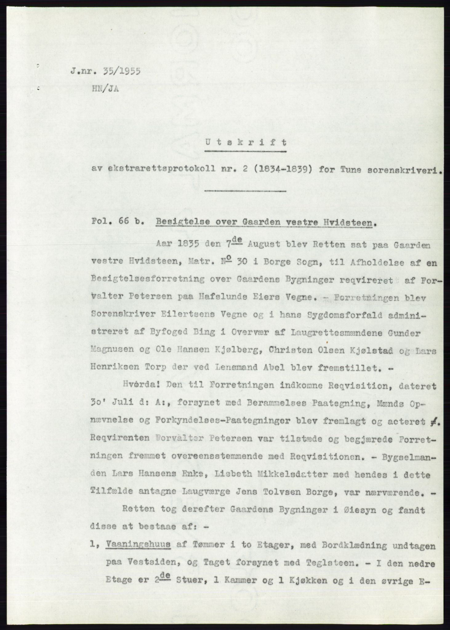 Statsarkivet i Oslo, SAO/A-10621/Z/Zd/L0002: Avskrifter, j.nr 5-691/1955, 1955, p. 41