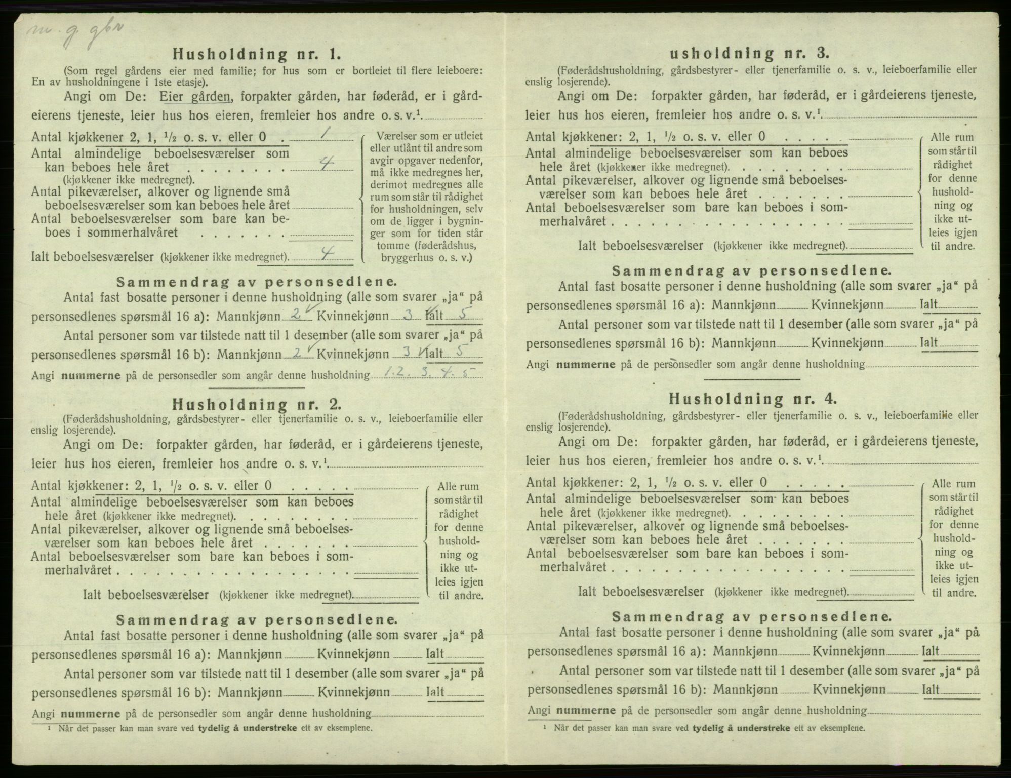 SAB, 1920 census for Fana, 1920, p. 2570