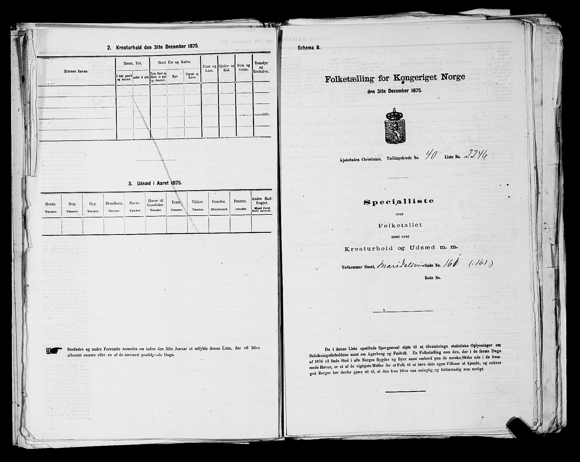 RA, 1875 census for 0301 Kristiania, 1875, p. 6381