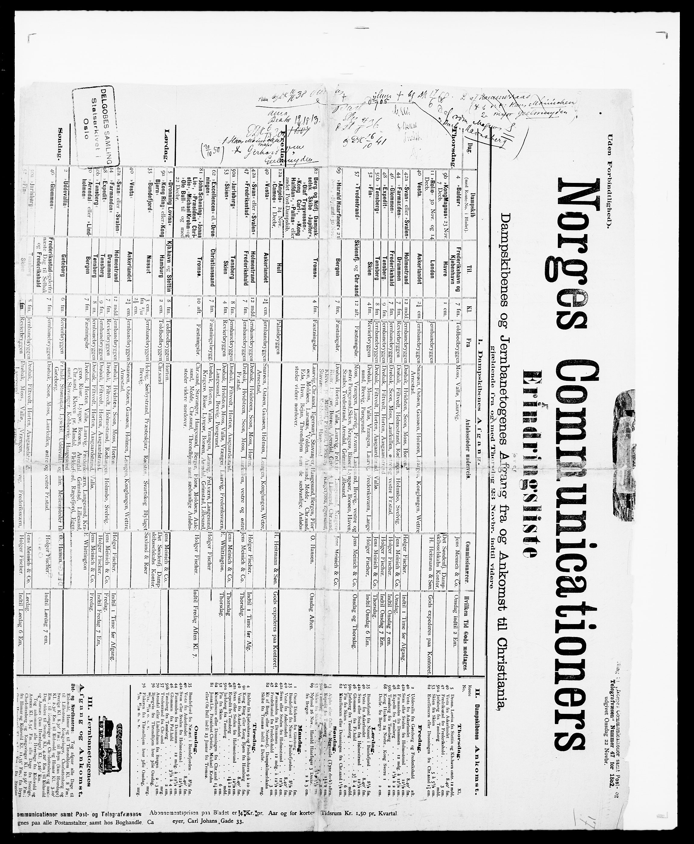 Delgobe, Charles Antoine - samling, AV/SAO-PAO-0038/D/Da/L0013: Forbos - Geving, p. 587