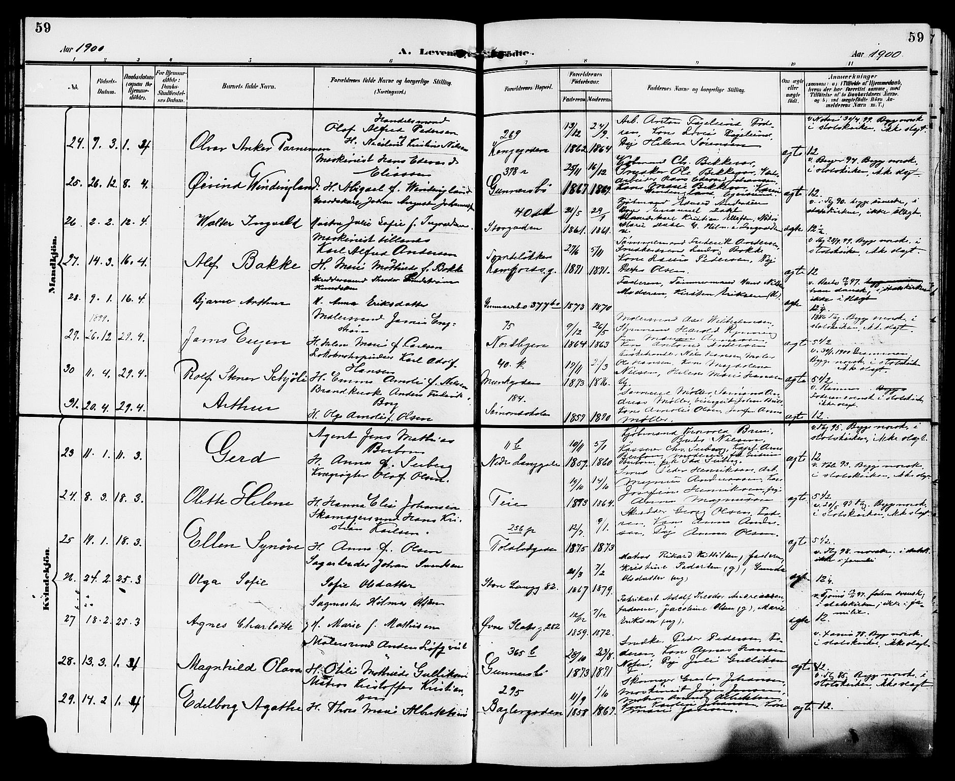 Tønsberg kirkebøker, AV/SAKO-A-330/G/Ga/L0007: Parish register (copy) no. 7, 1896-1904, p. 59