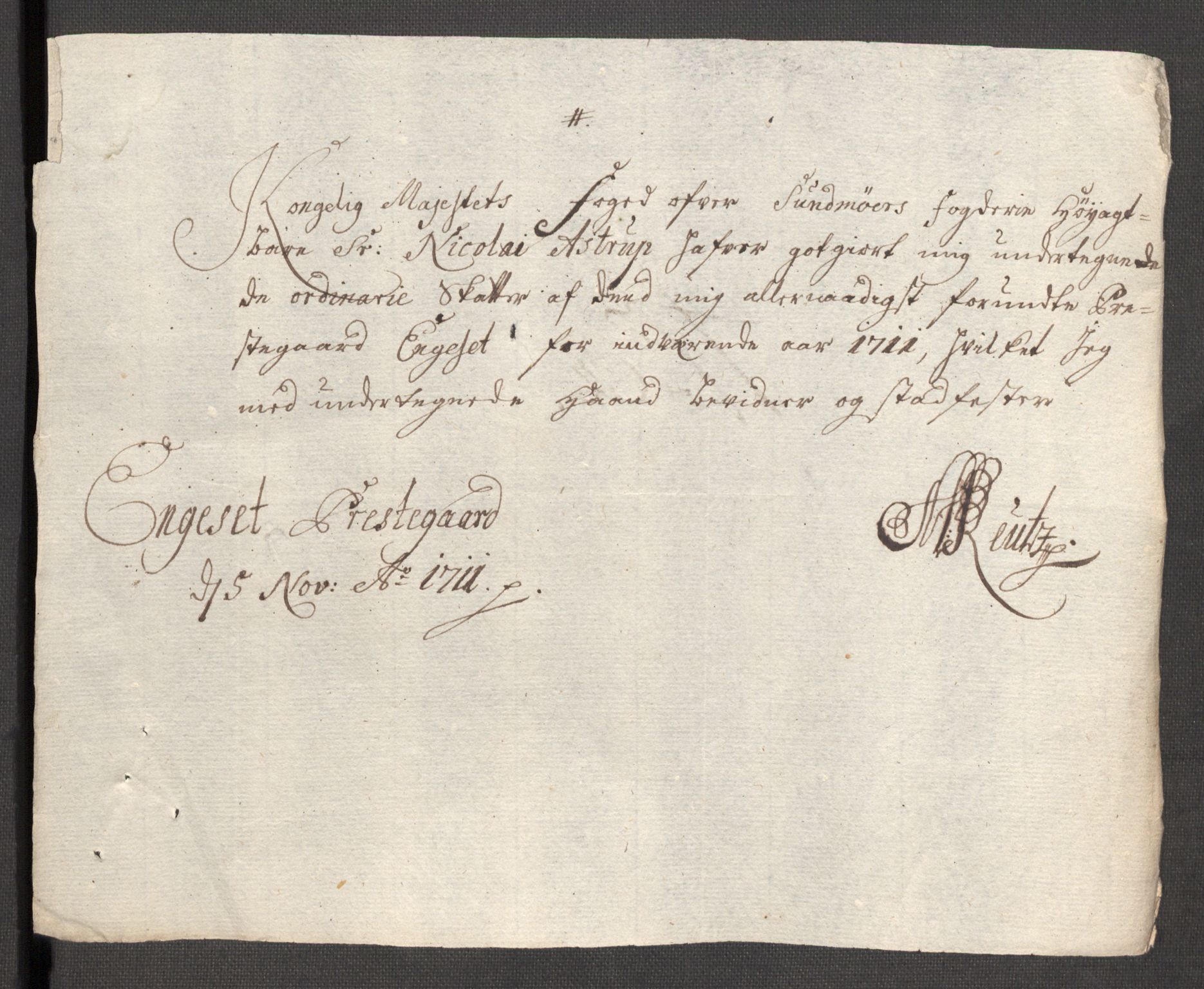 Rentekammeret inntil 1814, Reviderte regnskaper, Fogderegnskap, AV/RA-EA-4092/R54/L3564: Fogderegnskap Sunnmøre, 1711, p. 478