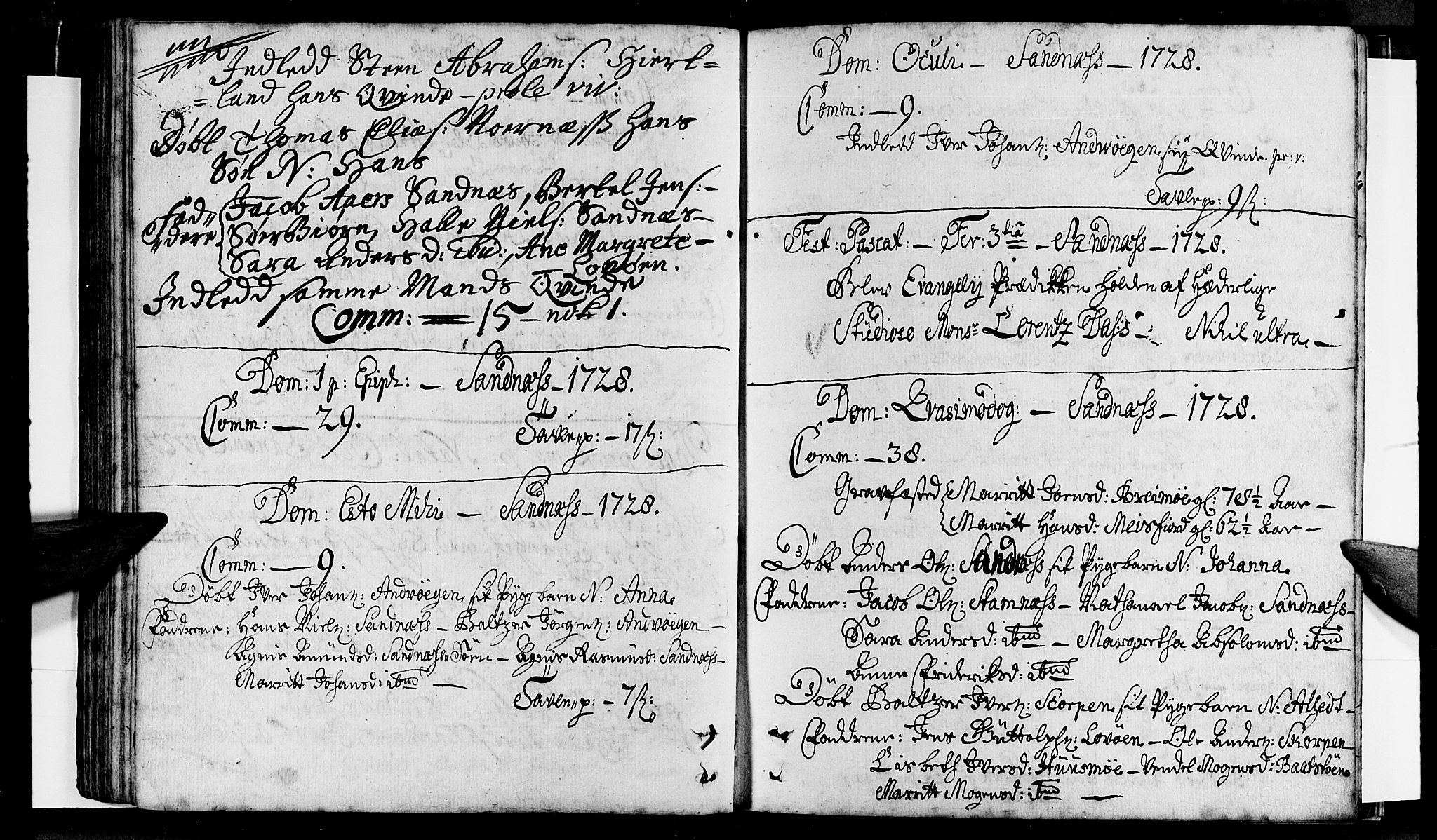 Ministerialprotokoller, klokkerbøker og fødselsregistre - Nordland, AV/SAT-A-1459/831/L0470: Parish register (official) no. 831A01, 1714-1737