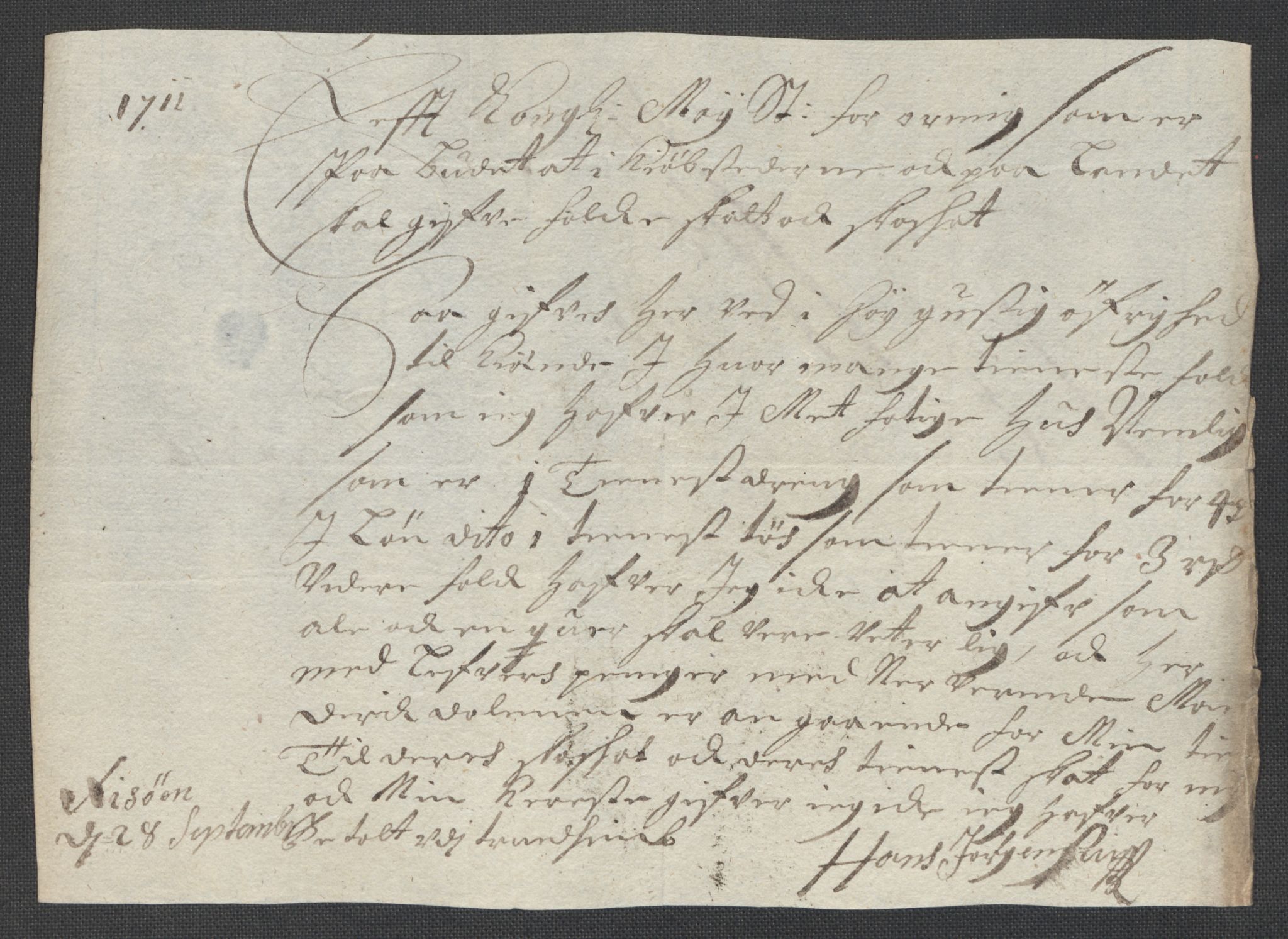 Rentekammeret inntil 1814, Reviderte regnskaper, Fogderegnskap, AV/RA-EA-4092/R64/L4432: Fogderegnskap Namdal, 1711, p. 403