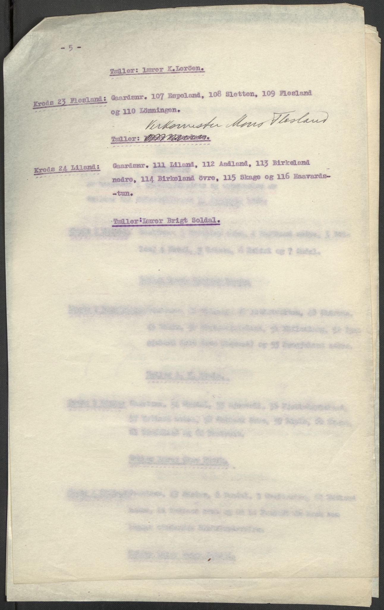 SAB, 1920 census for Fana, 1920, p. 6