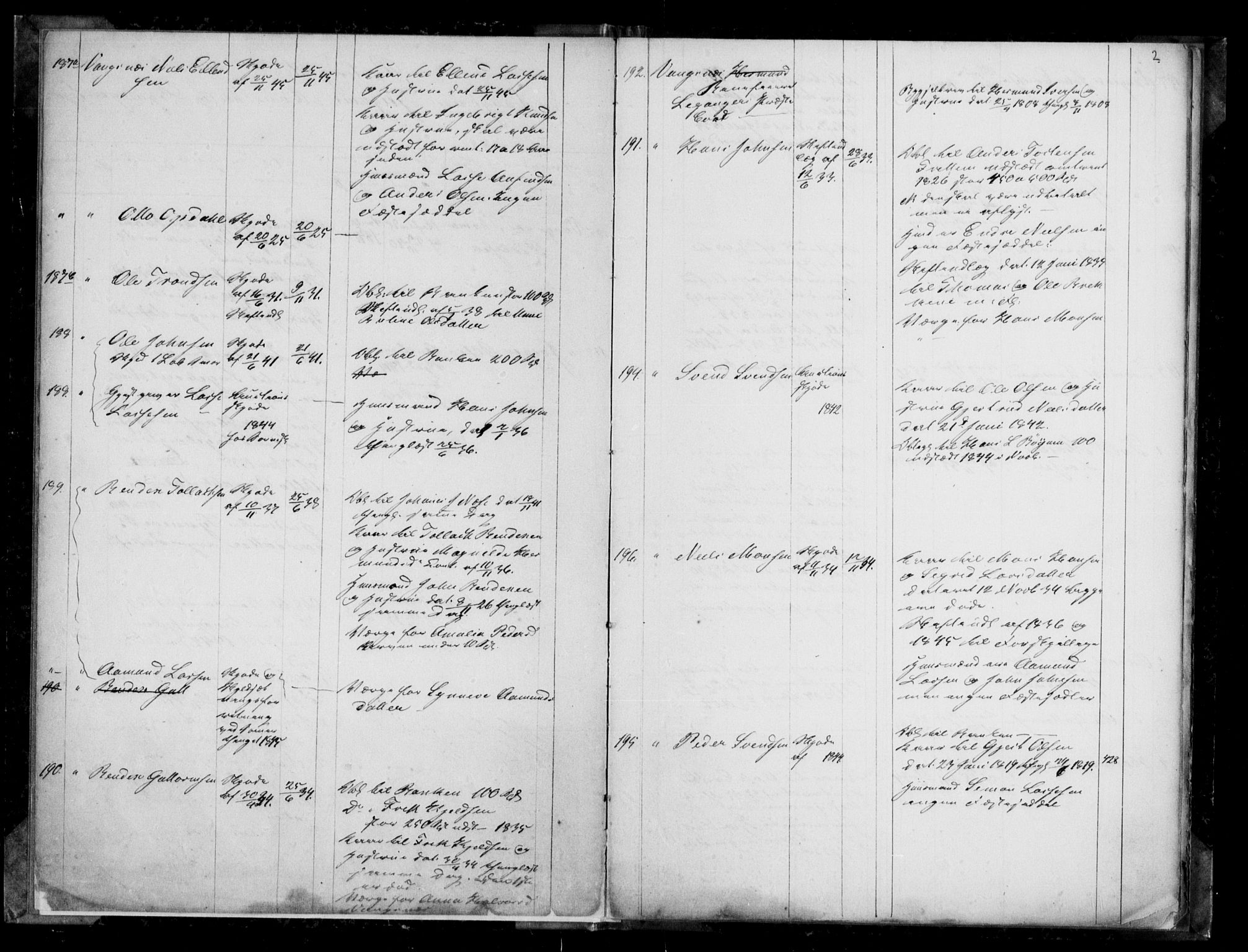 Ytre Sogn tingrett, SAB/A-2601/1/G/Gaa/L0005: Mortgage register no. II.A.a.5, 1800-1850, p. 2