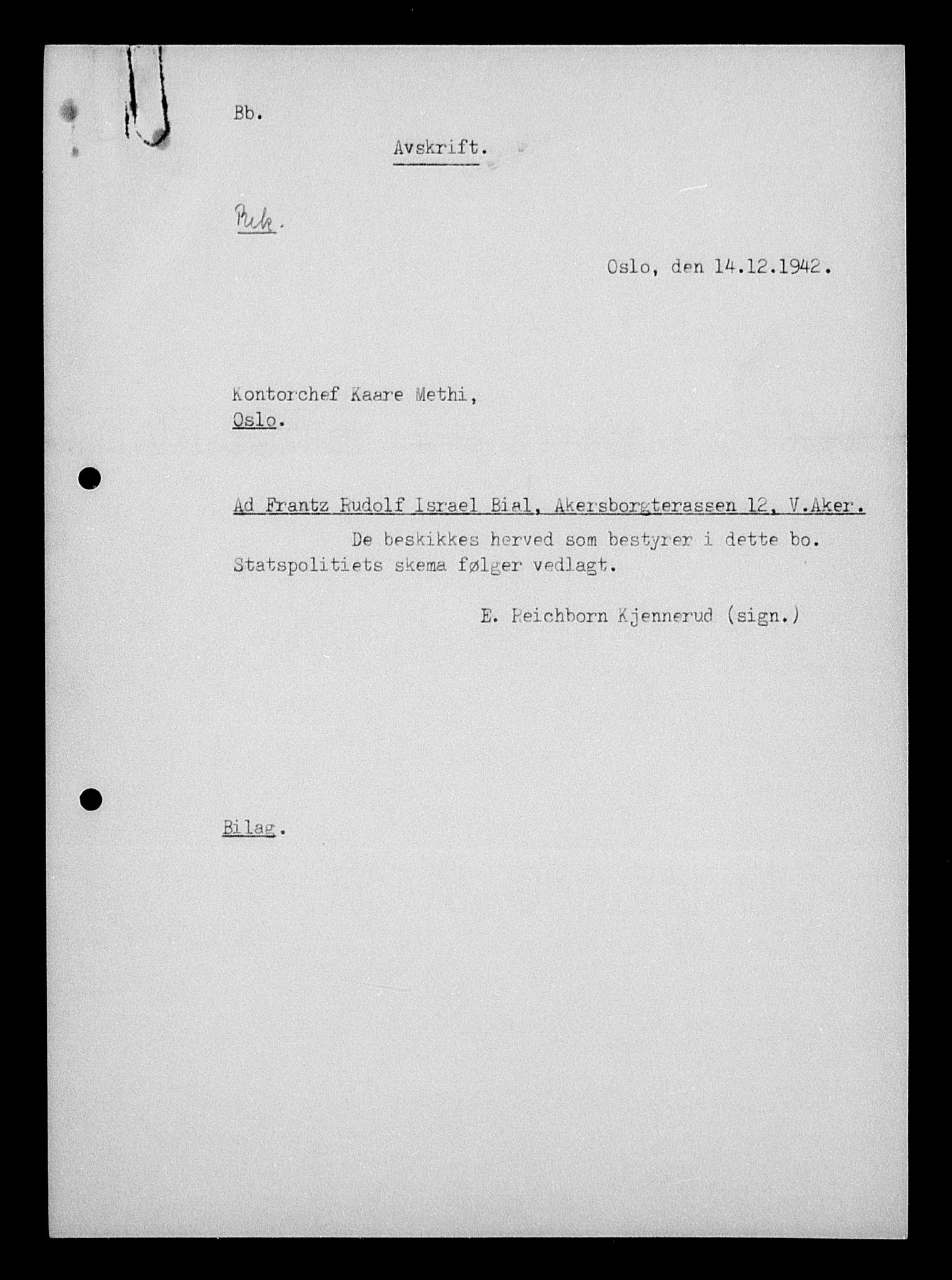 Justisdepartementet, Tilbakeføringskontoret for inndratte formuer, AV/RA-S-1564/H/Hc/Hcc/L0924: --, 1945-1947, p. 76