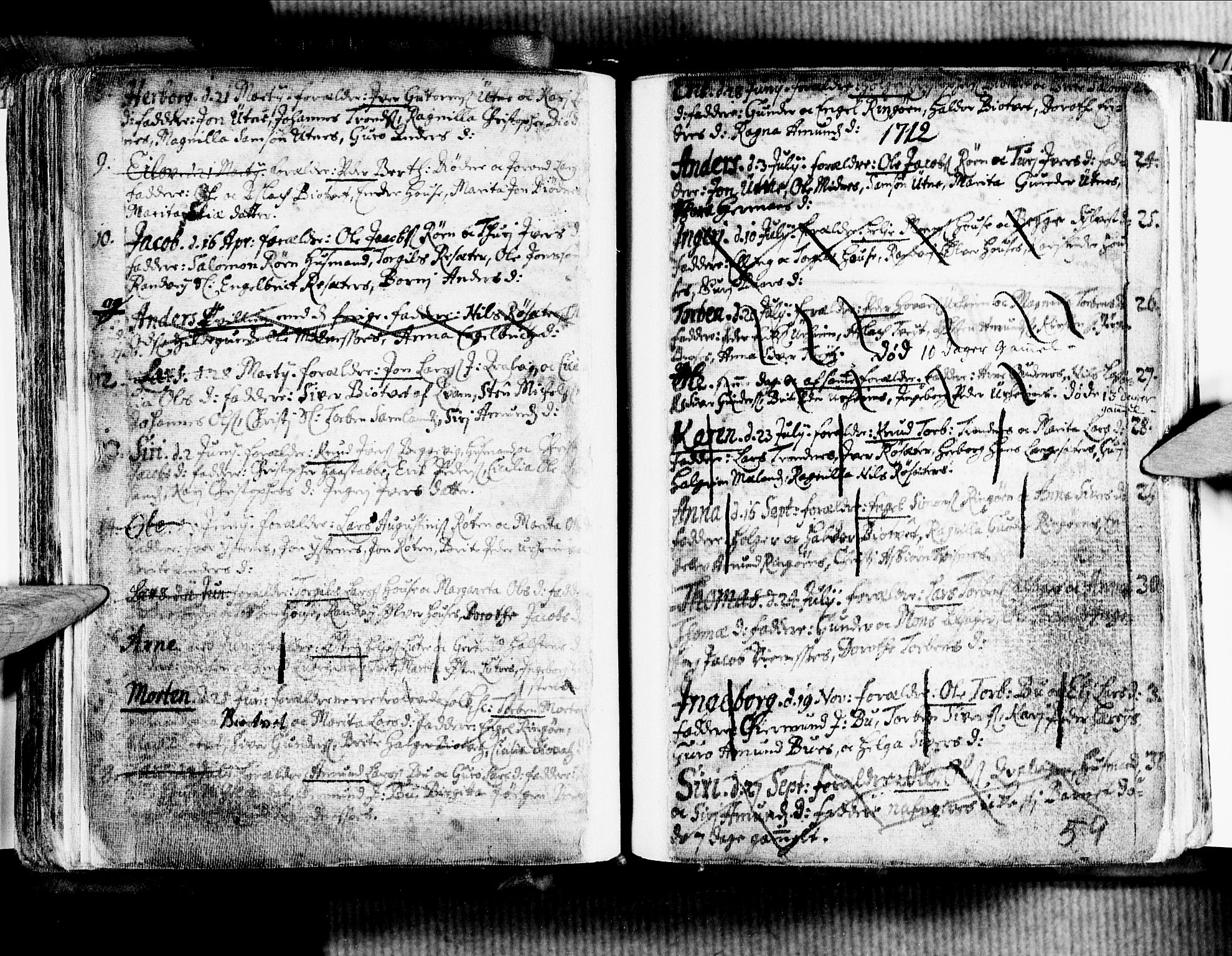 Ullensvang sokneprestembete, AV/SAB-A-78701/H/Haa: Parish register (official) no. A 1 /2, 1669-1719, p. 59