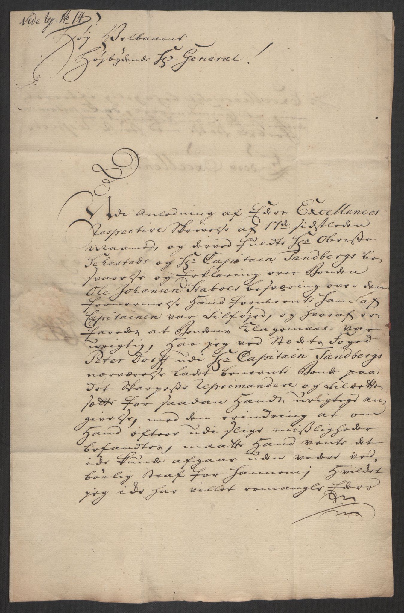 Kommanderende general (KG I) med Det norske krigsdirektorium, AV/RA-EA-5419/D/L0062: Stattholderens, stiftamtmenns og amtmenns brev, 1741-1745, p. 284