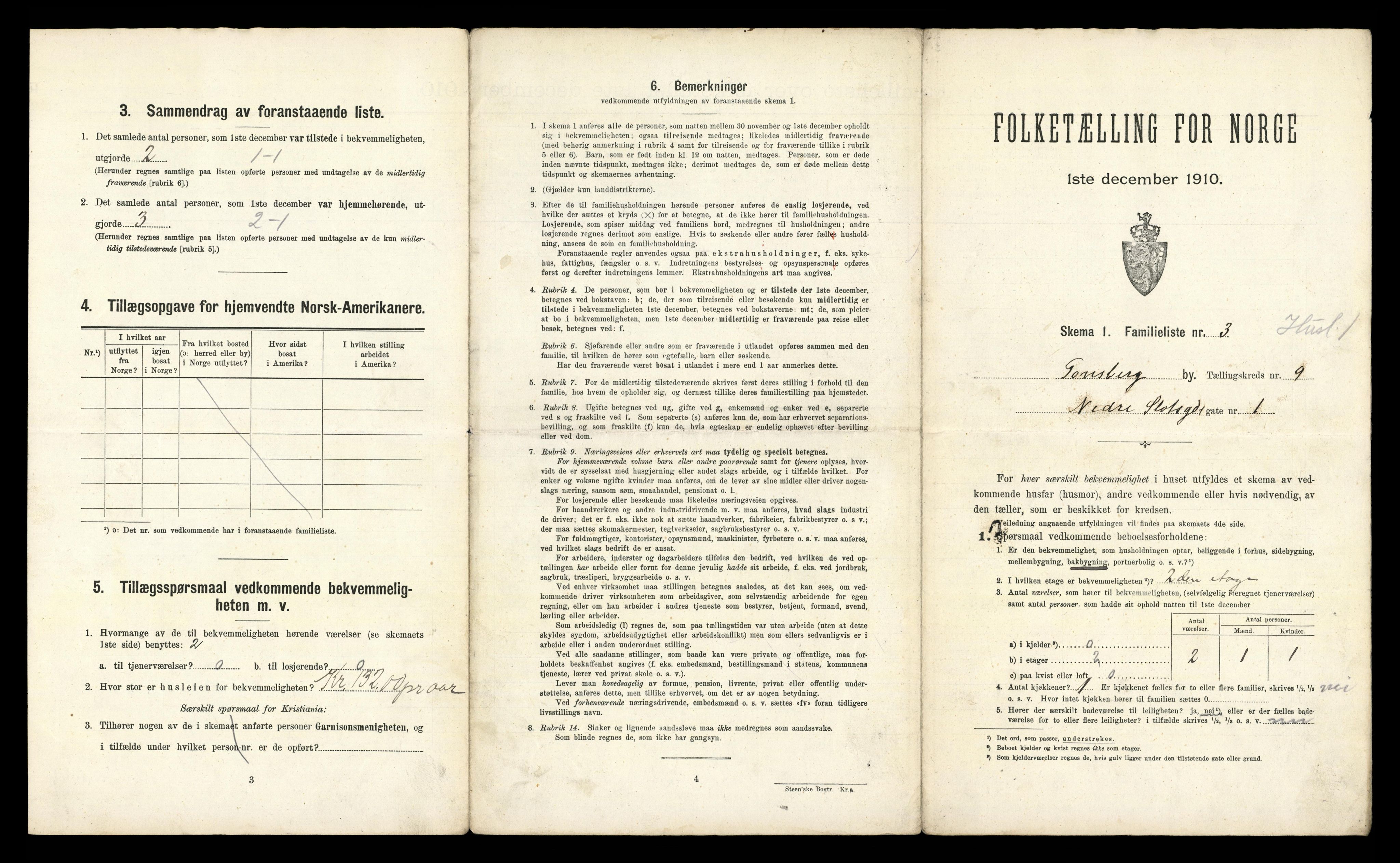 RA, 1910 census for Tønsberg, 1910, p. 3455