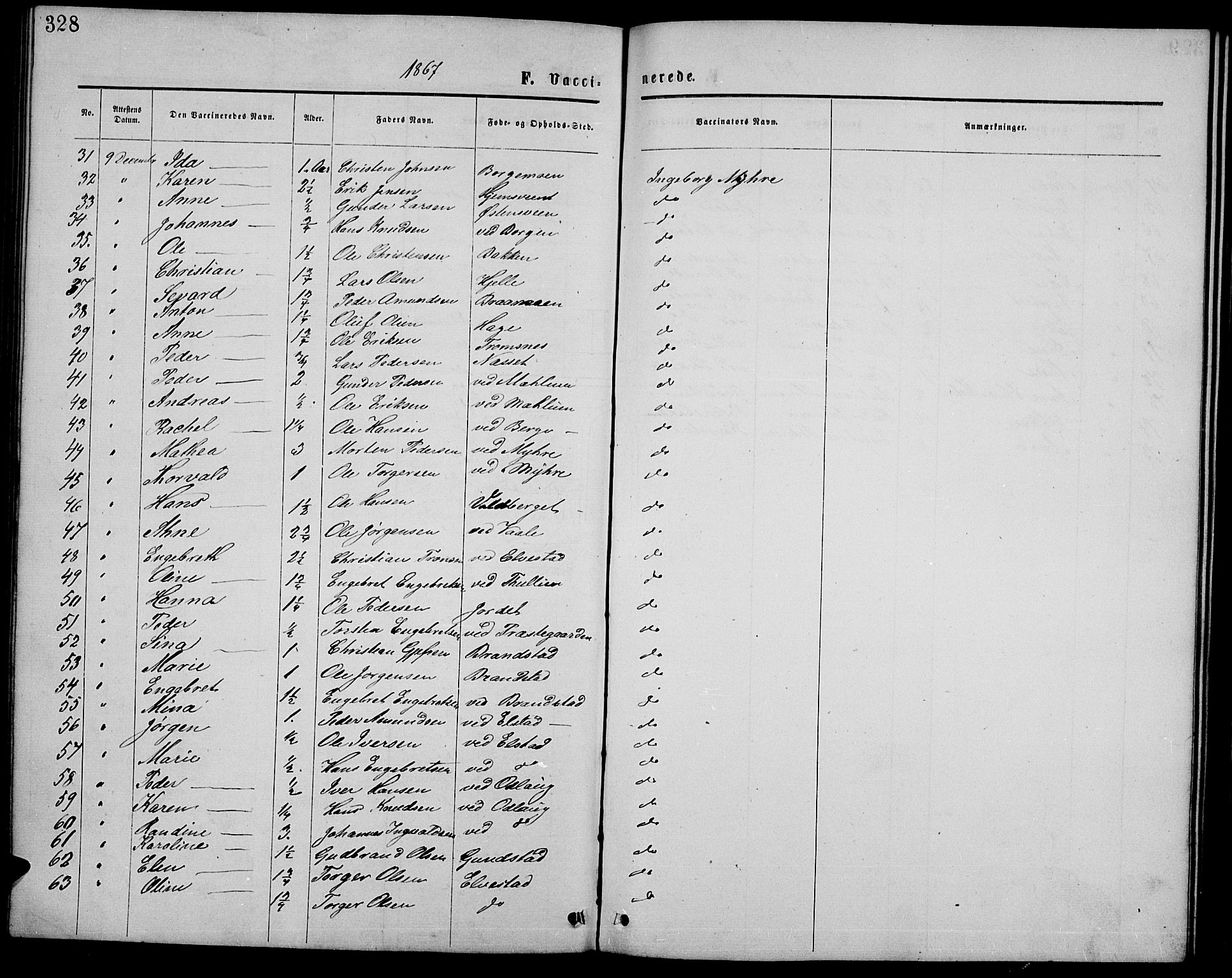 Ringebu prestekontor, SAH/PREST-082/H/Ha/Hab/L0004: Parish register (copy) no. 4, 1867-1879, p. 328