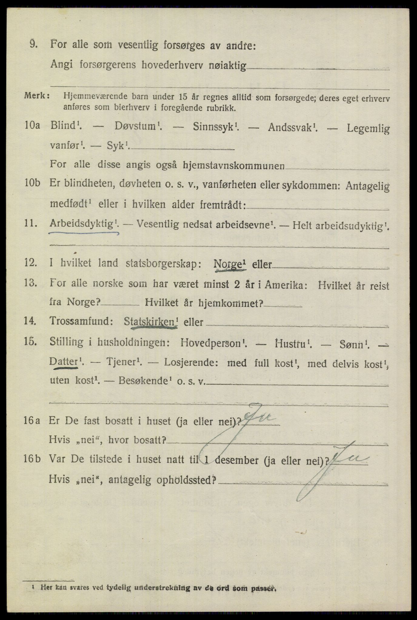 SAST, 1920 census for Gjesdal, 1920, p. 3777