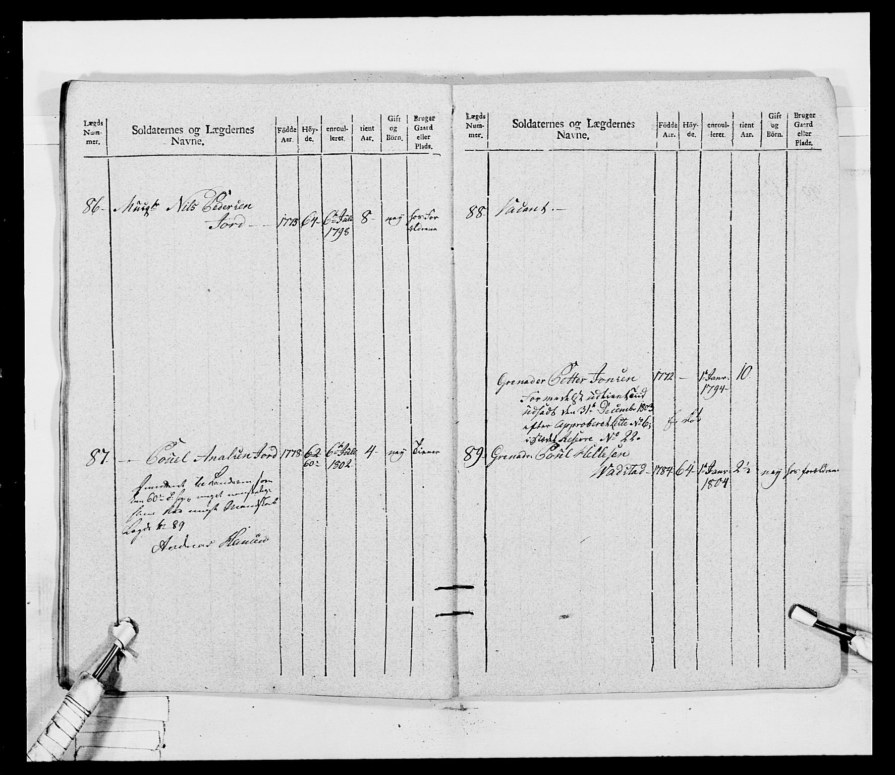 Generalitets- og kommissariatskollegiet, Det kongelige norske kommissariatskollegium, AV/RA-EA-5420/E/Eh/L0032b: Nordafjelske gevorbne infanteriregiment, 1806, p. 435