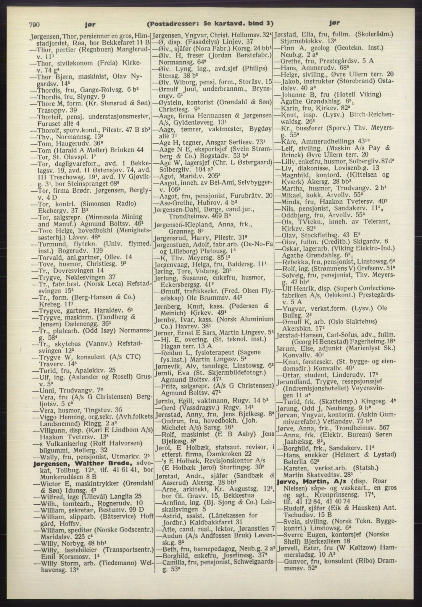 Kristiania/Oslo adressebok, PUBL/-, 1970-1971, p. 790