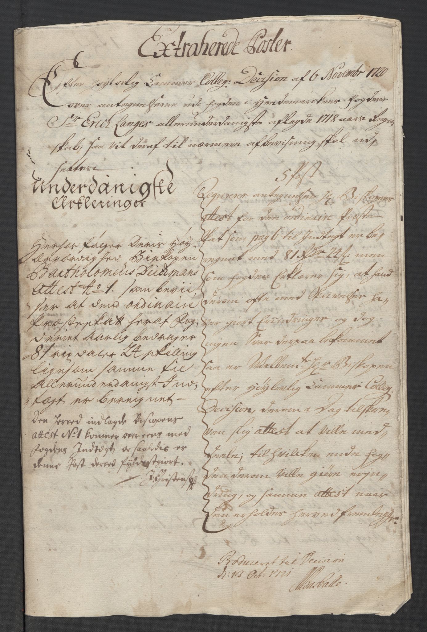 Rentekammeret inntil 1814, Reviderte regnskaper, Fogderegnskap, AV/RA-EA-4092/R16/L1057: Fogderegnskap Hedmark, 1718, p. 562