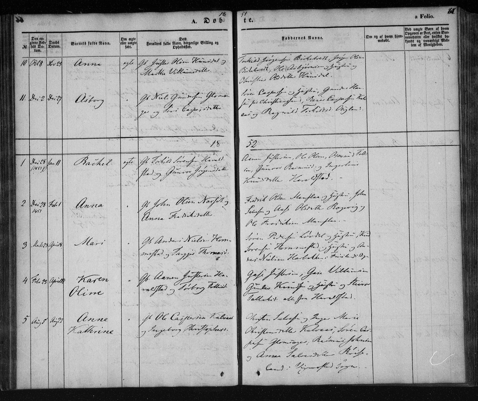 Holum sokneprestkontor, AV/SAK-1111-0022/F/Fa/Fab/L0005: Parish register (official) no. A 5, 1847-1874, p. 67