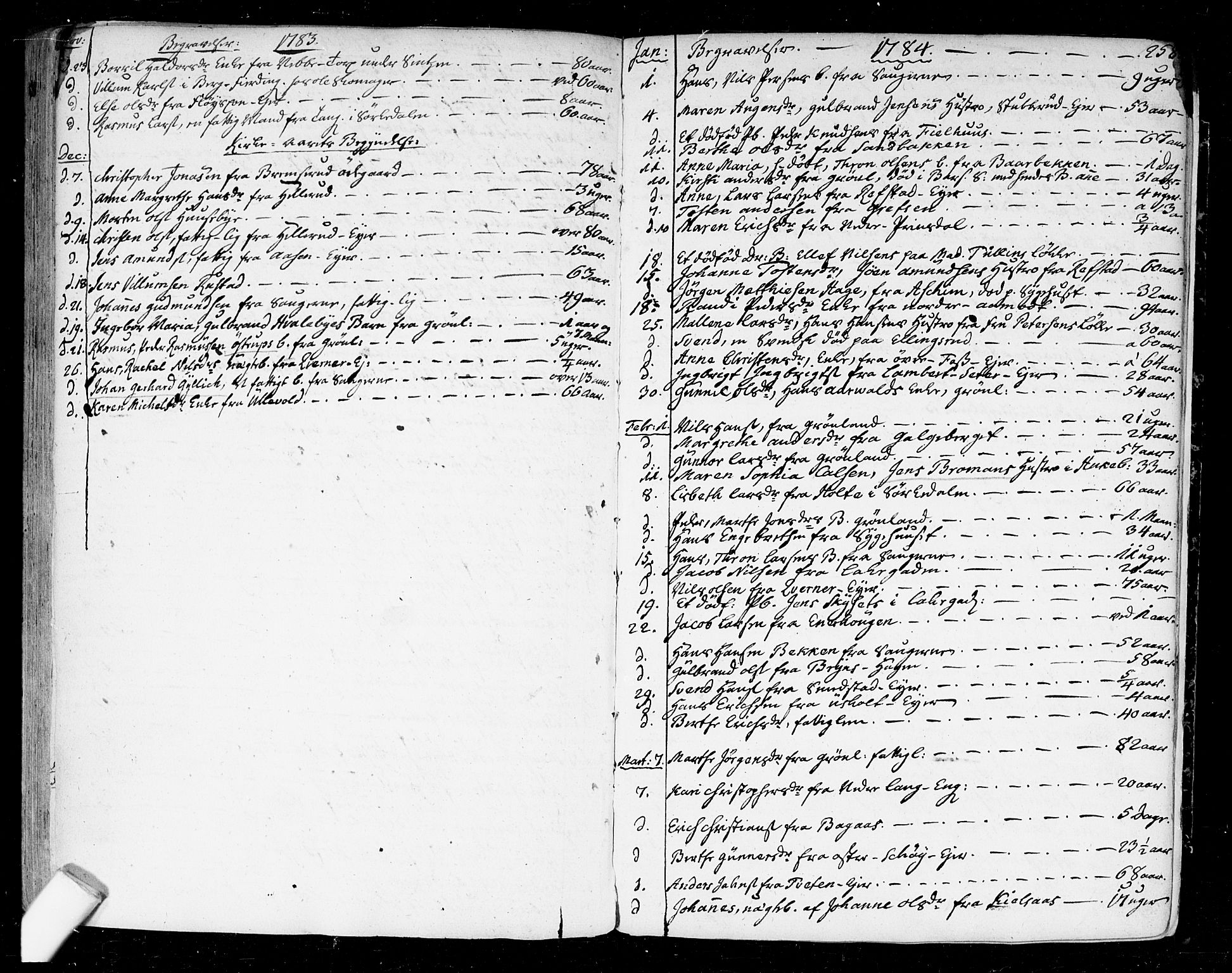 Aker prestekontor kirkebøker, SAO/A-10861/F/L0009: Parish register (official) no. 9, 1765-1785, p. 258