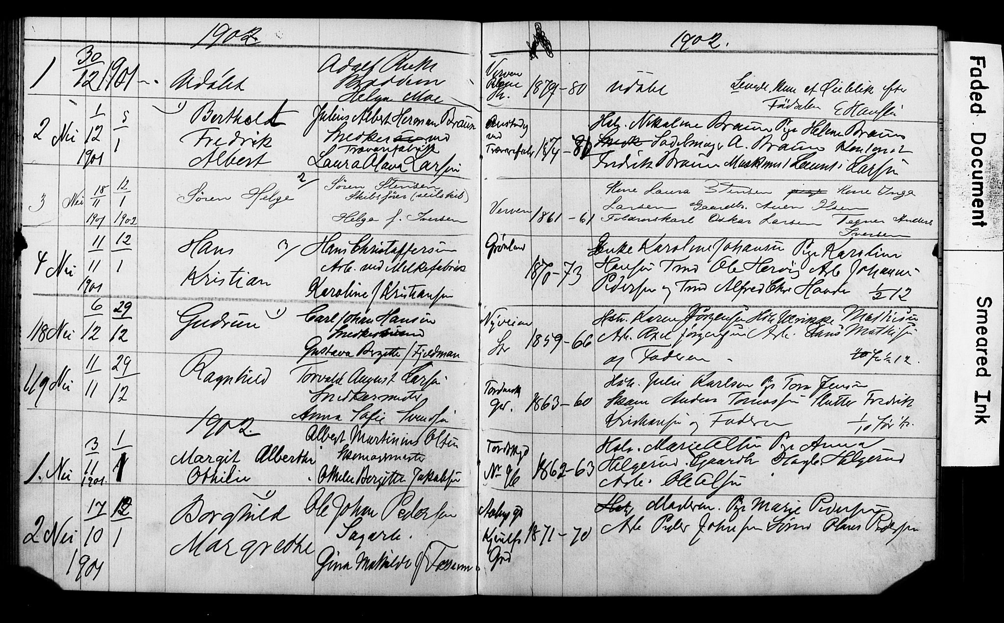 Strømsø kirkebøker, AV/SAKO-A-246/Y/Ya/L0005: Parish register draft no. I 5, 1897-1903