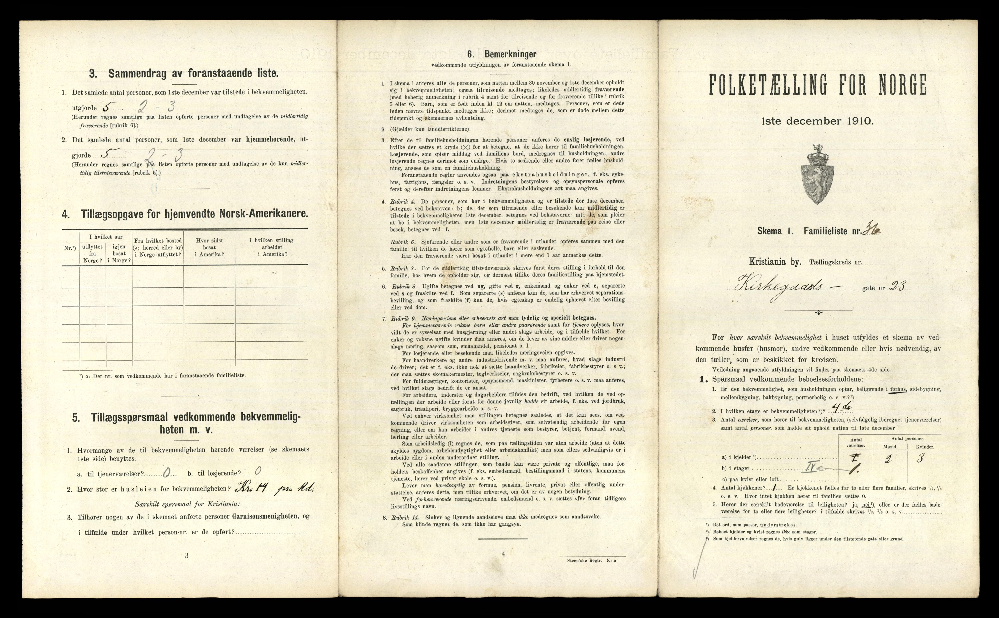 RA, 1910 census for Kristiania, 1910, p. 50059