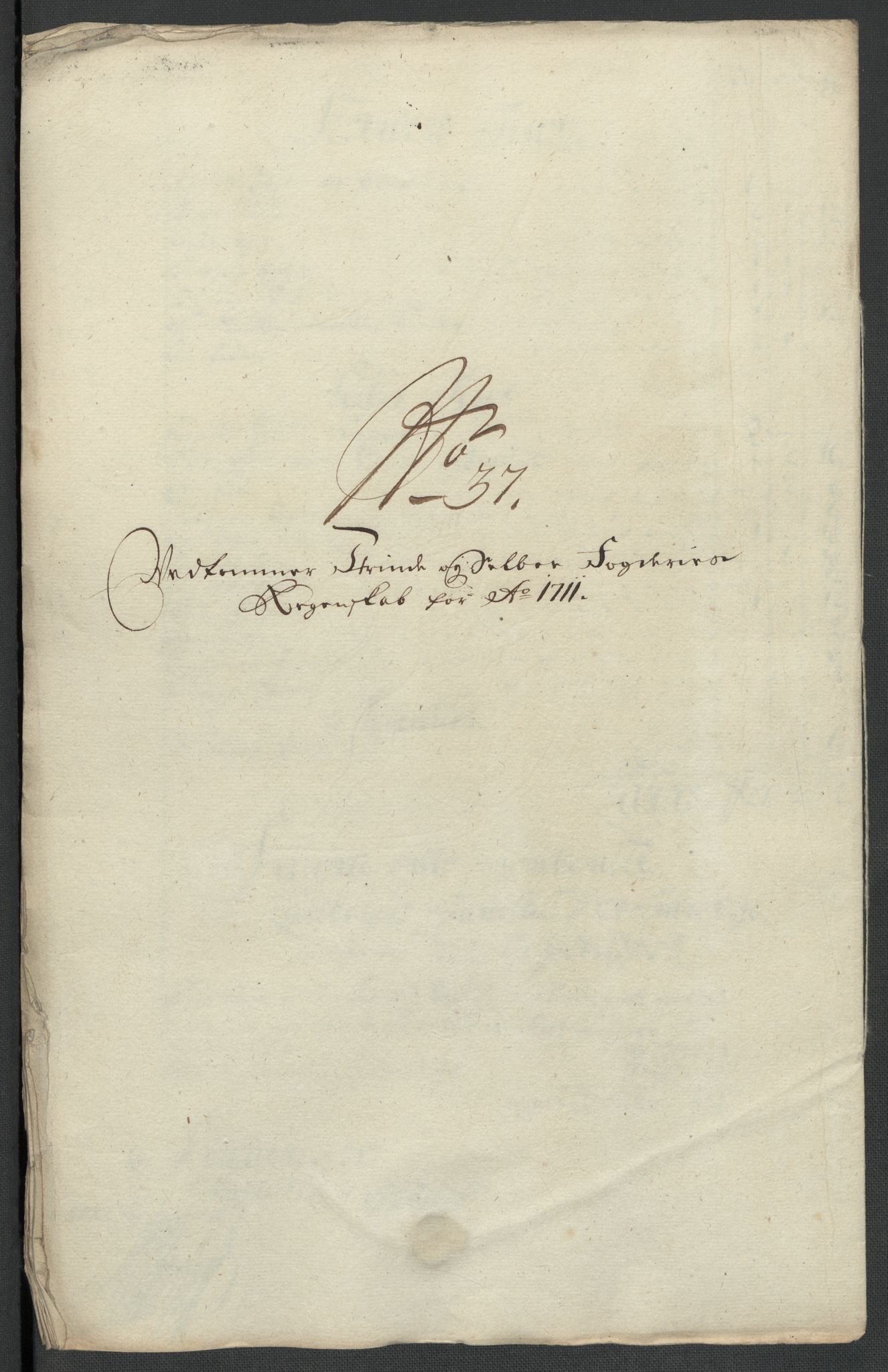 Rentekammeret inntil 1814, Reviderte regnskaper, Fogderegnskap, AV/RA-EA-4092/R61/L4112: Fogderegnskap Strinda og Selbu, 1711, p. 136