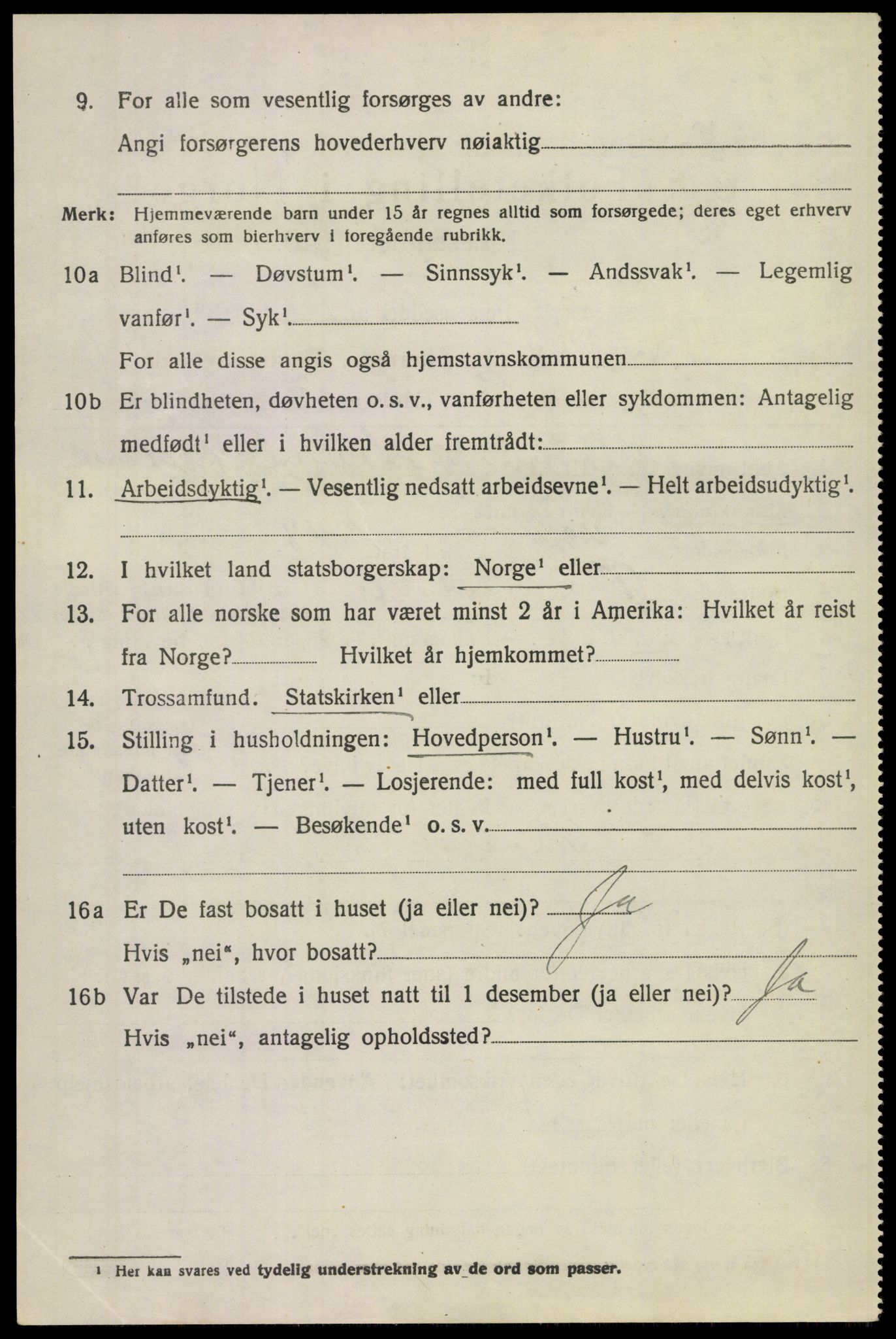 SAKO, 1920 census for Ytre Sandsvær, 1920, p. 1697