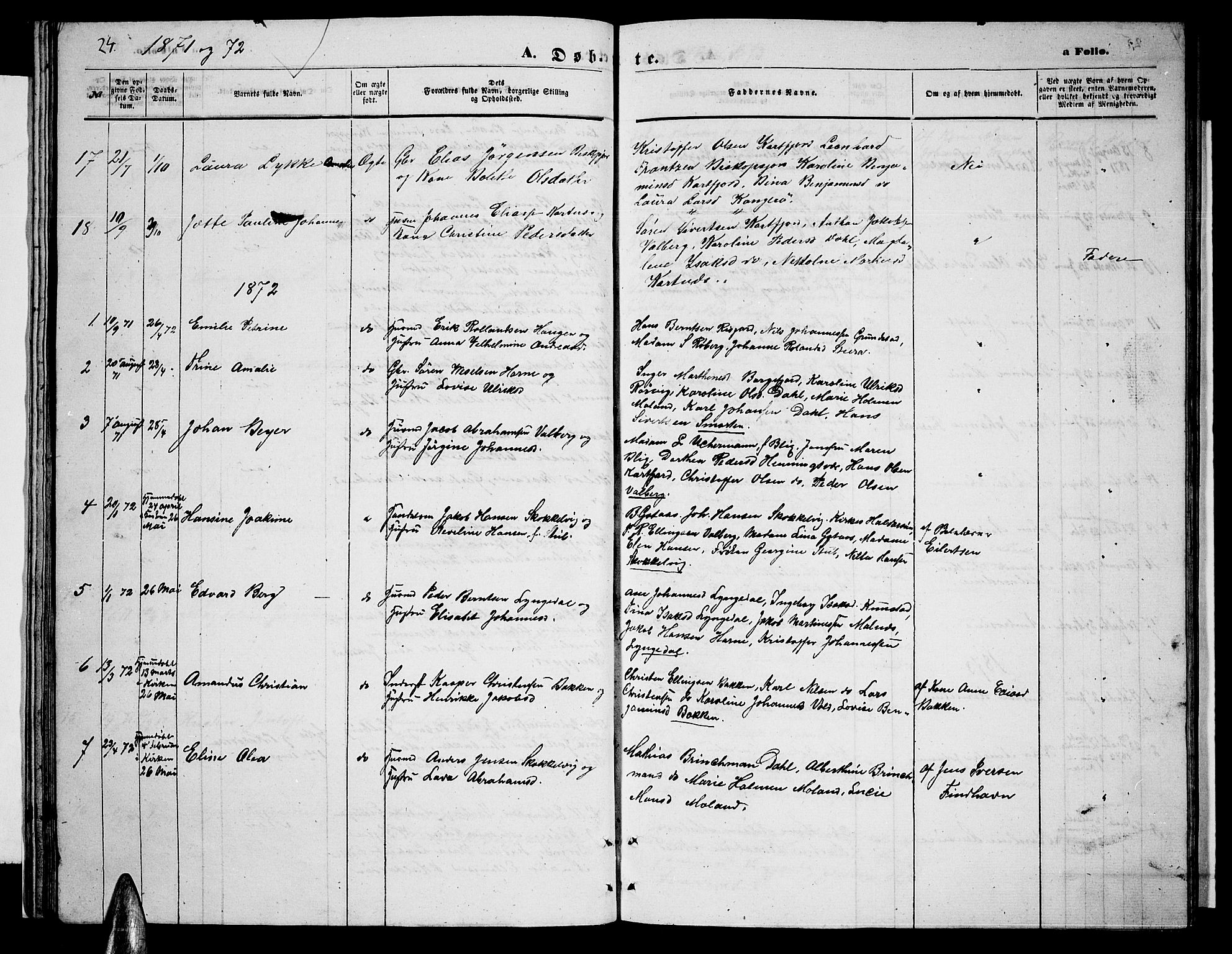 Ministerialprotokoller, klokkerbøker og fødselsregistre - Nordland, AV/SAT-A-1459/884/L1196: Parish register (copy) no. 884C02, 1860-1887, p. 24