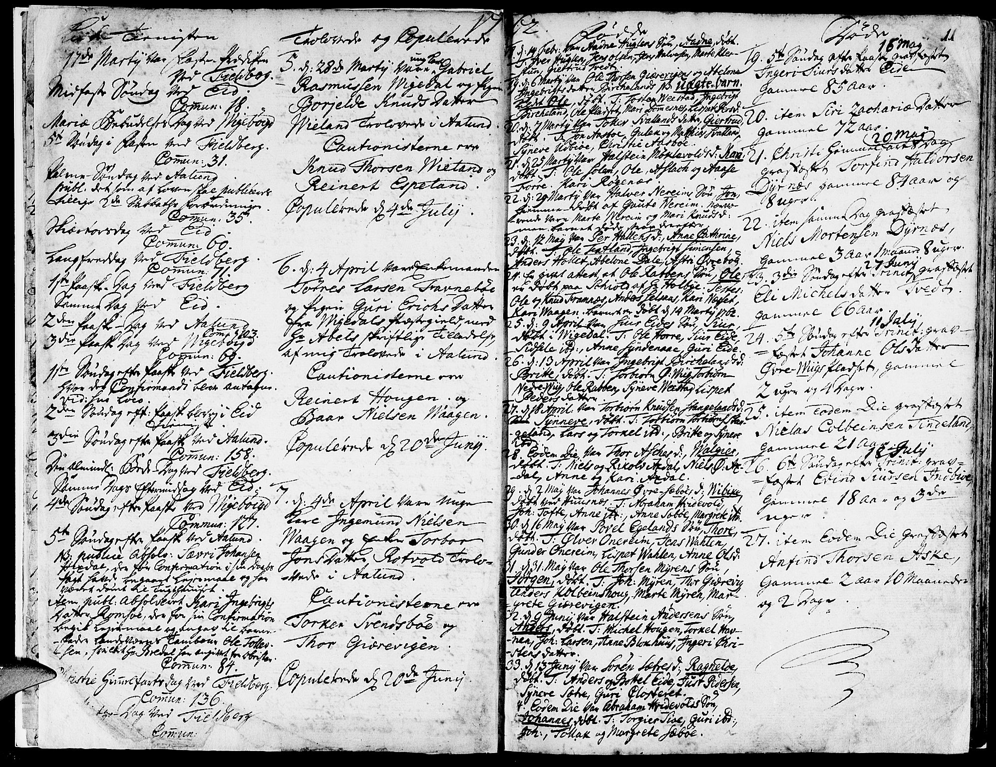 Fjelberg sokneprestembete, SAB/A-75201/H/Haa: Parish register (official) no. A 2, 1760-1788, p. 11