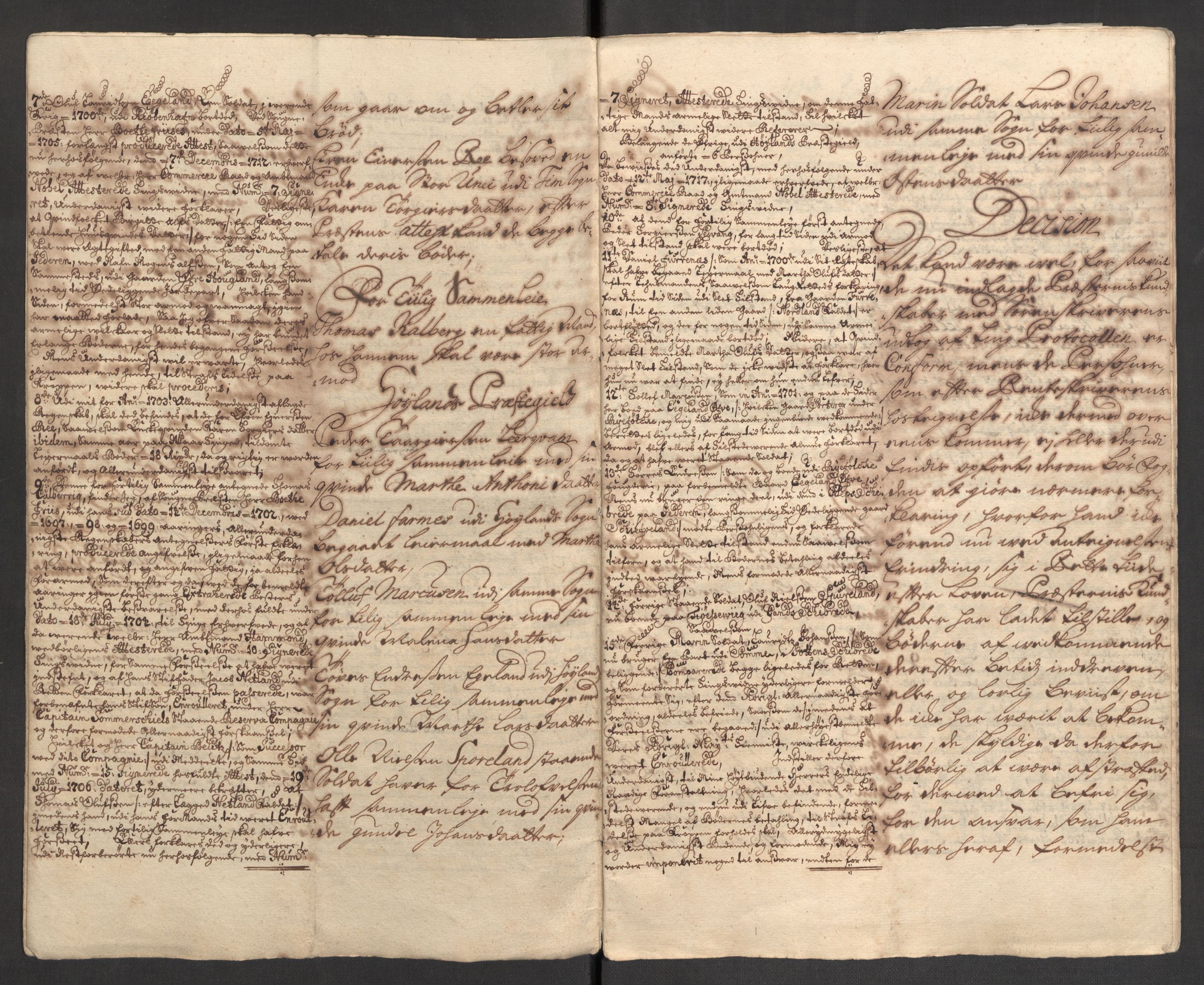 Rentekammeret inntil 1814, Reviderte regnskaper, Fogderegnskap, AV/RA-EA-4092/R46/L2732: Fogderegnskap Jæren og Dalane, 1703-1704, p. 372