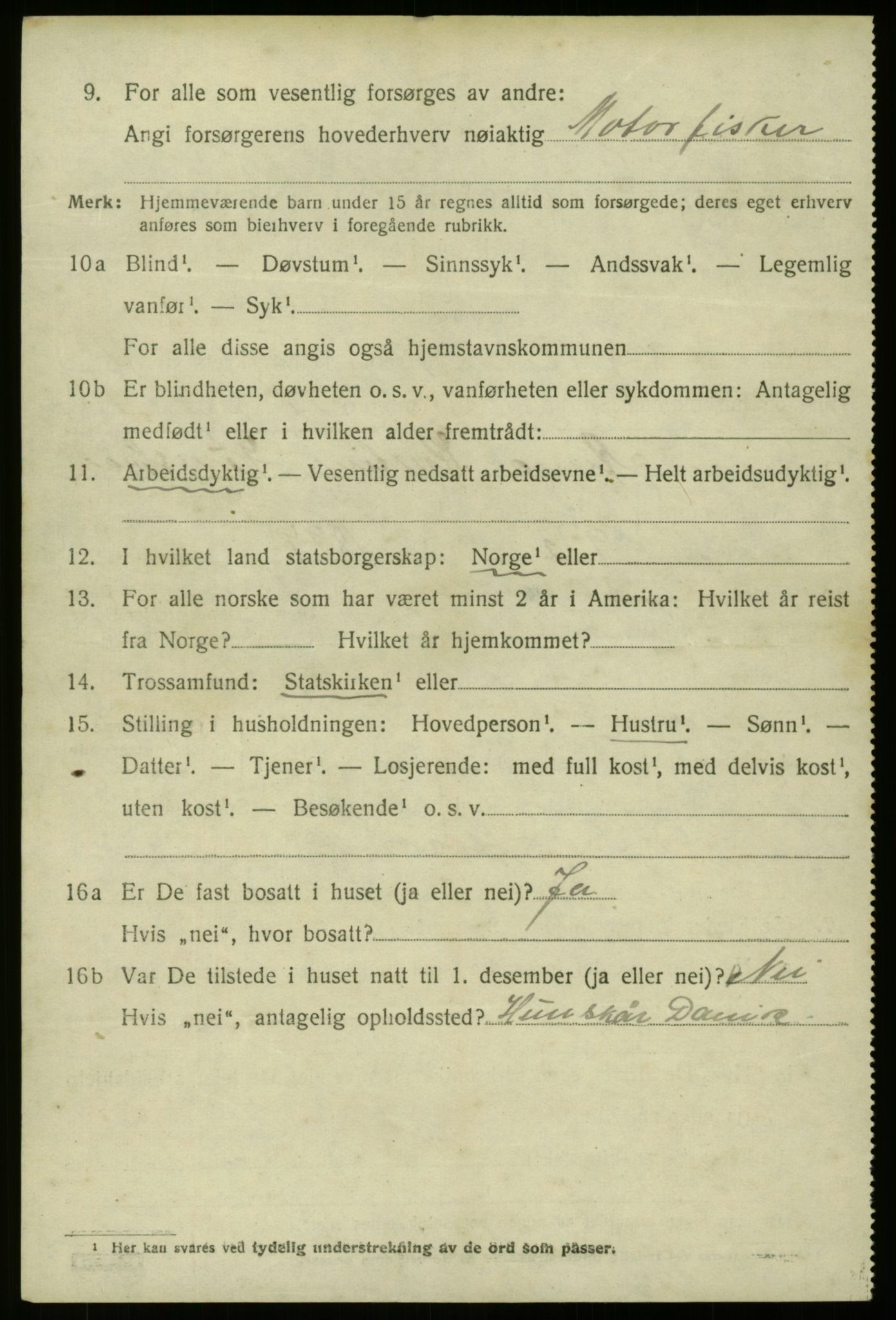 SAB, 1920 census for Davik, 1920, p. 5792