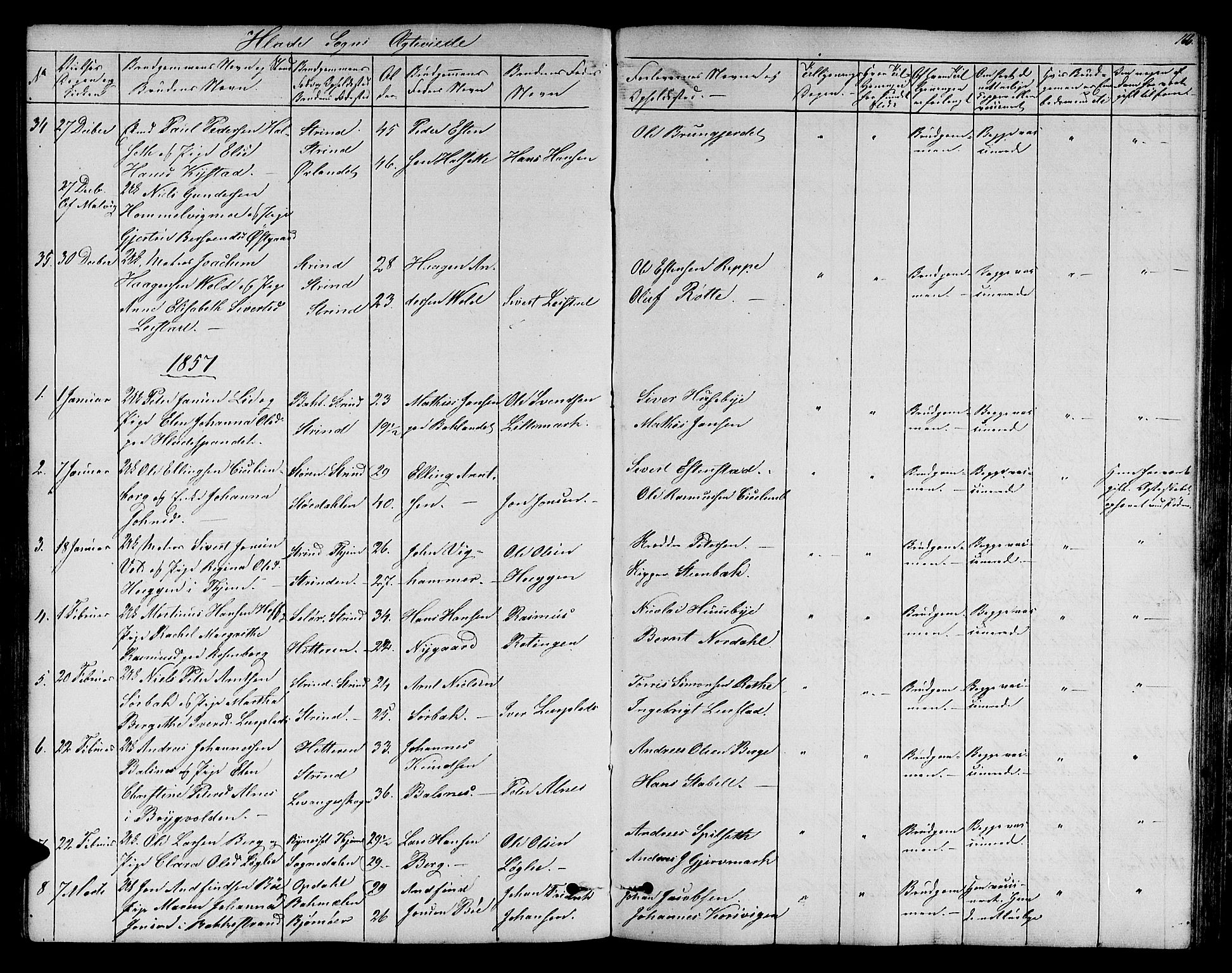 Ministerialprotokoller, klokkerbøker og fødselsregistre - Sør-Trøndelag, SAT/A-1456/606/L0310: Parish register (copy) no. 606C06, 1850-1859, p. 166