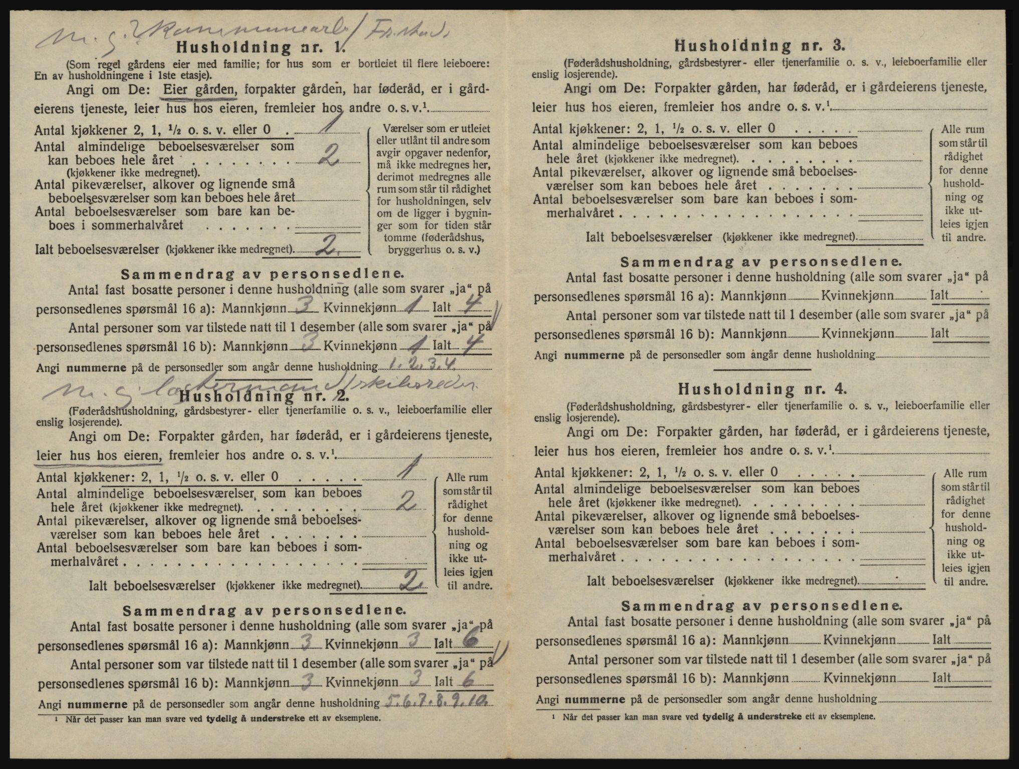 SAO, 1920 census for Glemmen, 1920, p. 2648