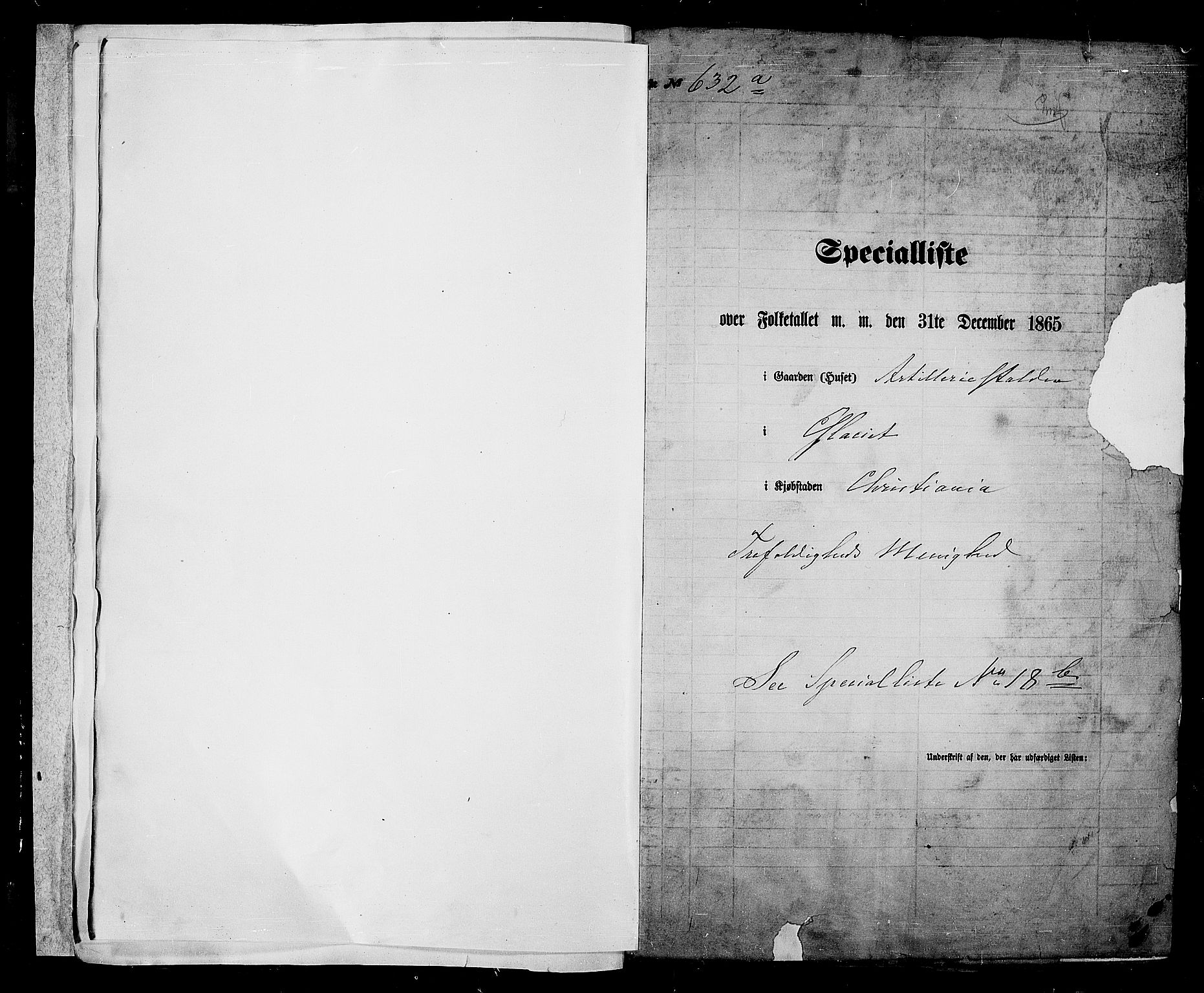 RA, 1865 census for Kristiania, 1865, p. 1648
