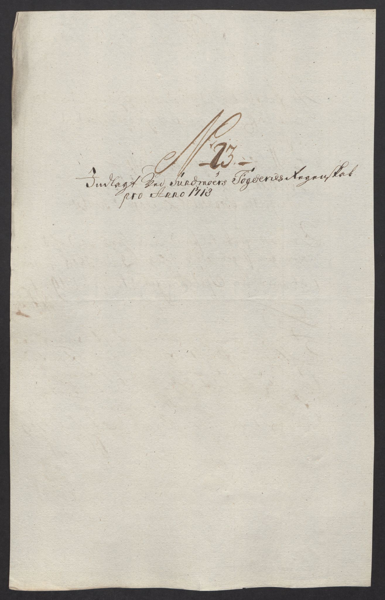 Rentekammeret inntil 1814, Reviderte regnskaper, Fogderegnskap, AV/RA-EA-4092/R54/L3570: Fogderegnskap Sunnmøre, 1718, p. 150