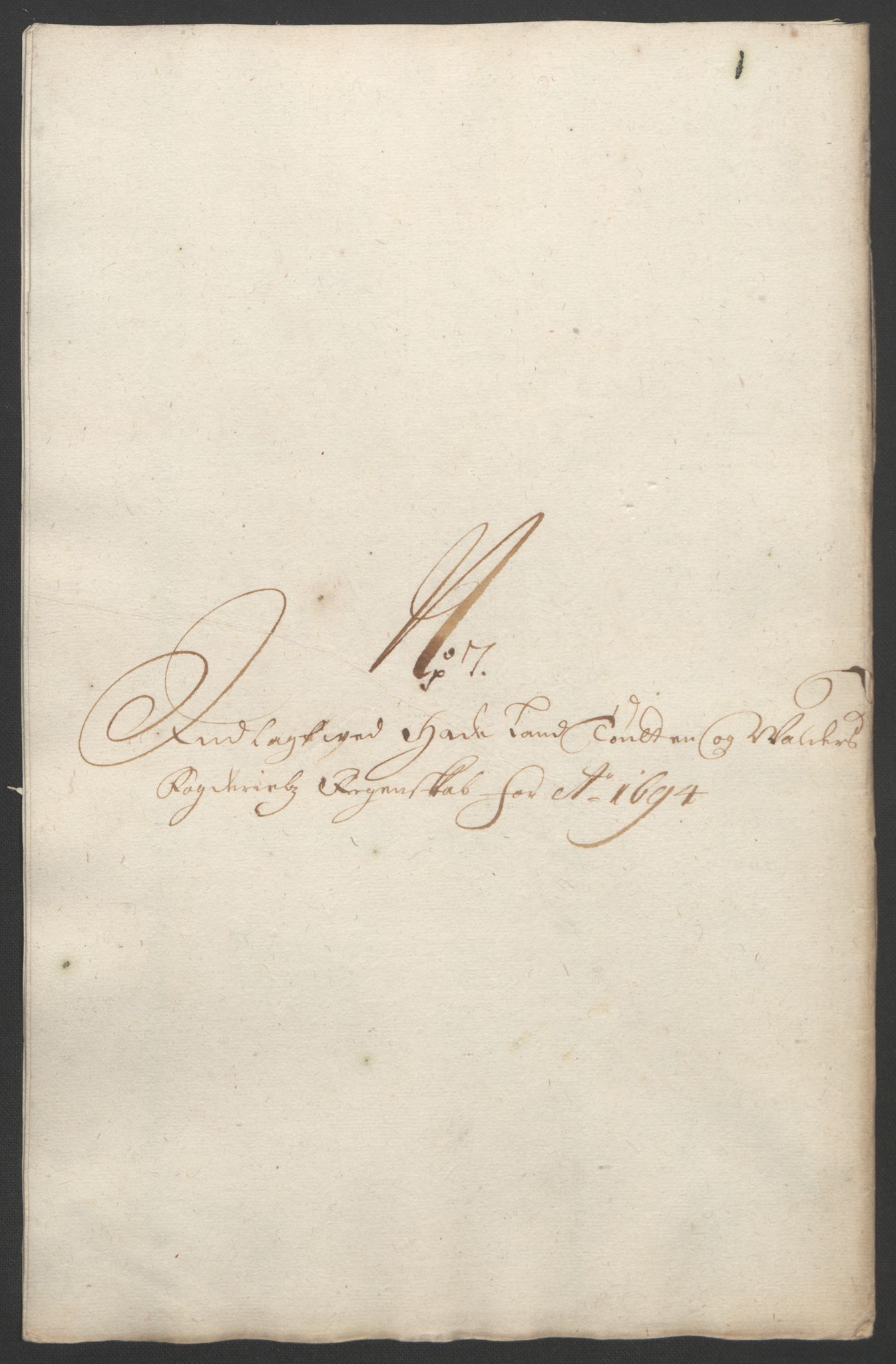 Rentekammeret inntil 1814, Reviderte regnskaper, Fogderegnskap, AV/RA-EA-4092/R18/L1292: Fogderegnskap Hadeland, Toten og Valdres, 1693-1694, p. 385