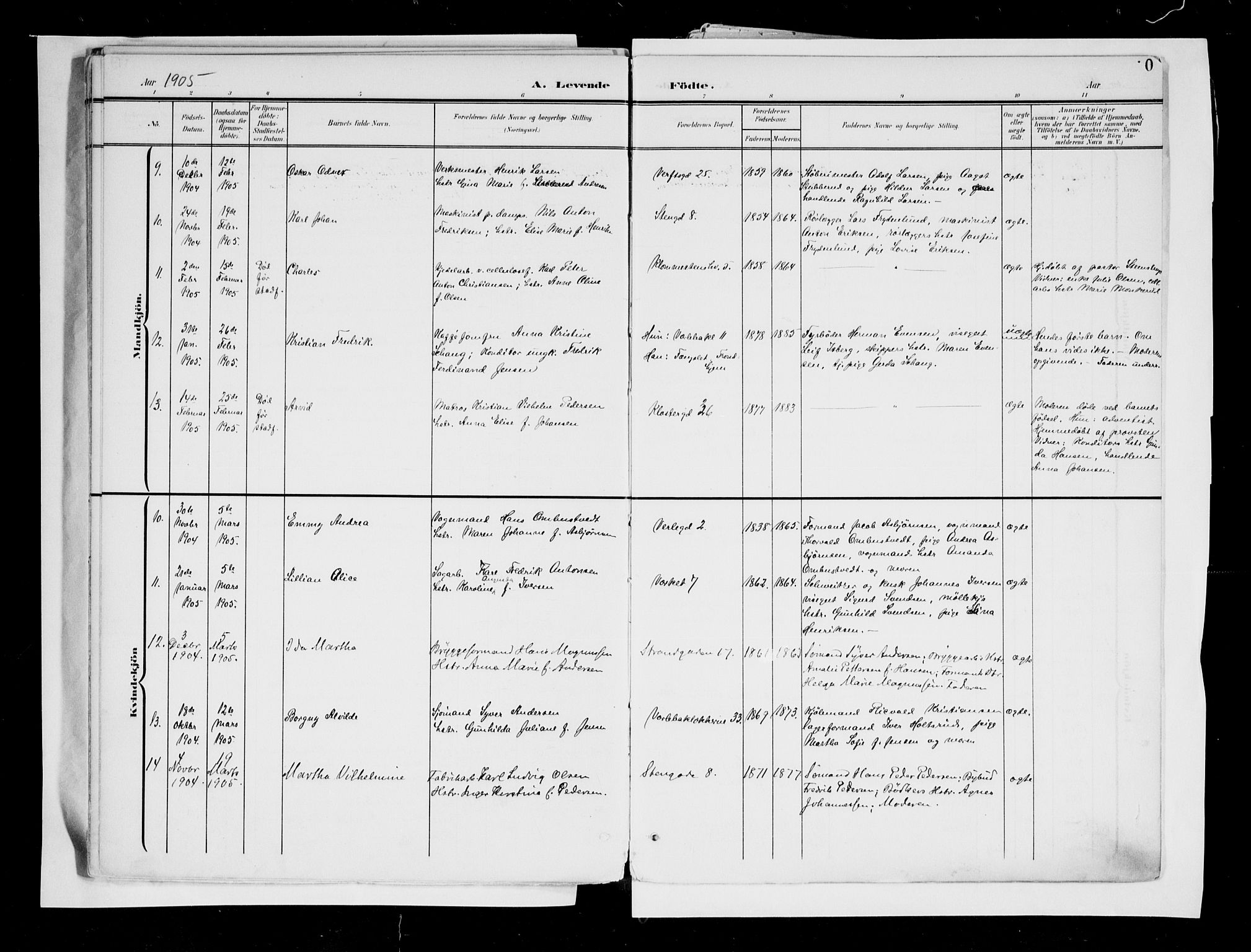 Moss prestekontor Kirkebøker, AV/SAO-A-2003/F/Fb/L0004: Parish register (official) no. II 4, 1902-1912, p. 70