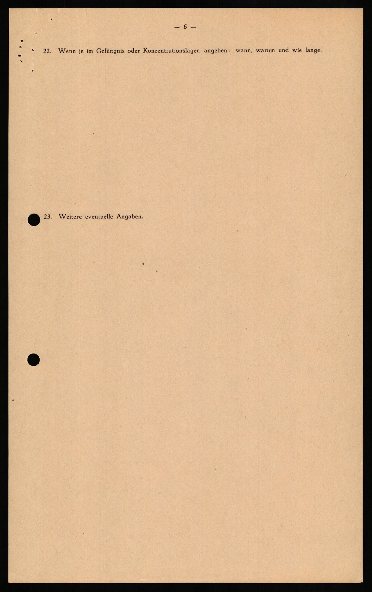Forsvaret, Forsvarets overkommando II, RA/RAFA-3915/D/Db/L0013: CI Questionaires. Tyske okkupasjonsstyrker i Norge. Tyskere., 1945-1946, p. 196