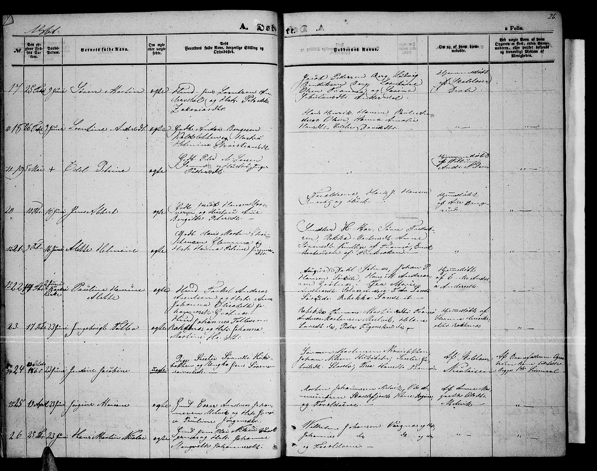 Tromsøysund sokneprestkontor, AV/SATØ-S-1304/G/Gb/L0001klokker: Parish register (copy) no. 1, 1857-1869, p. 26