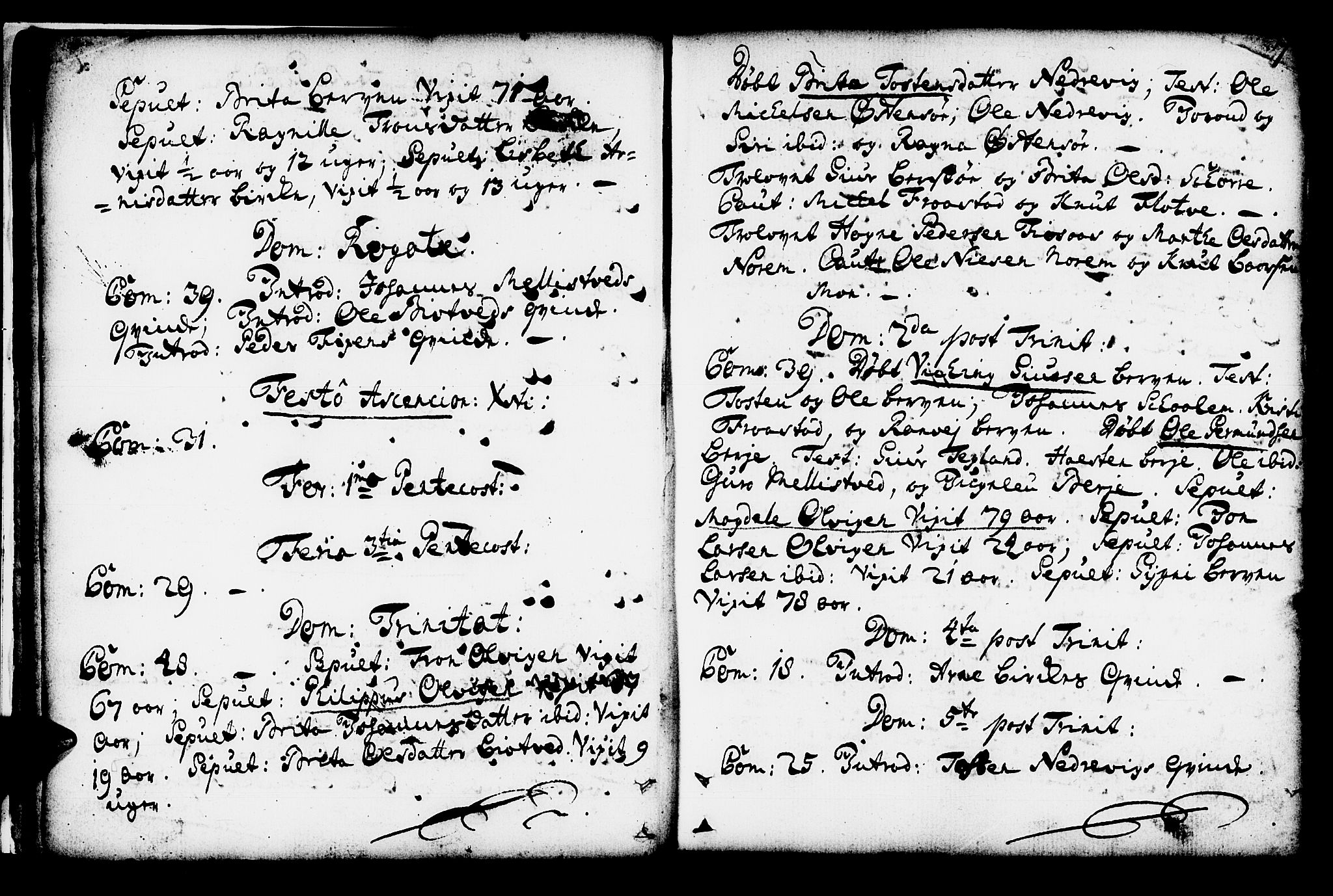 Kvam sokneprestembete, AV/SAB-A-76201/H/Haa: Parish register (official) no. A 4, 1743-1795, p. 7