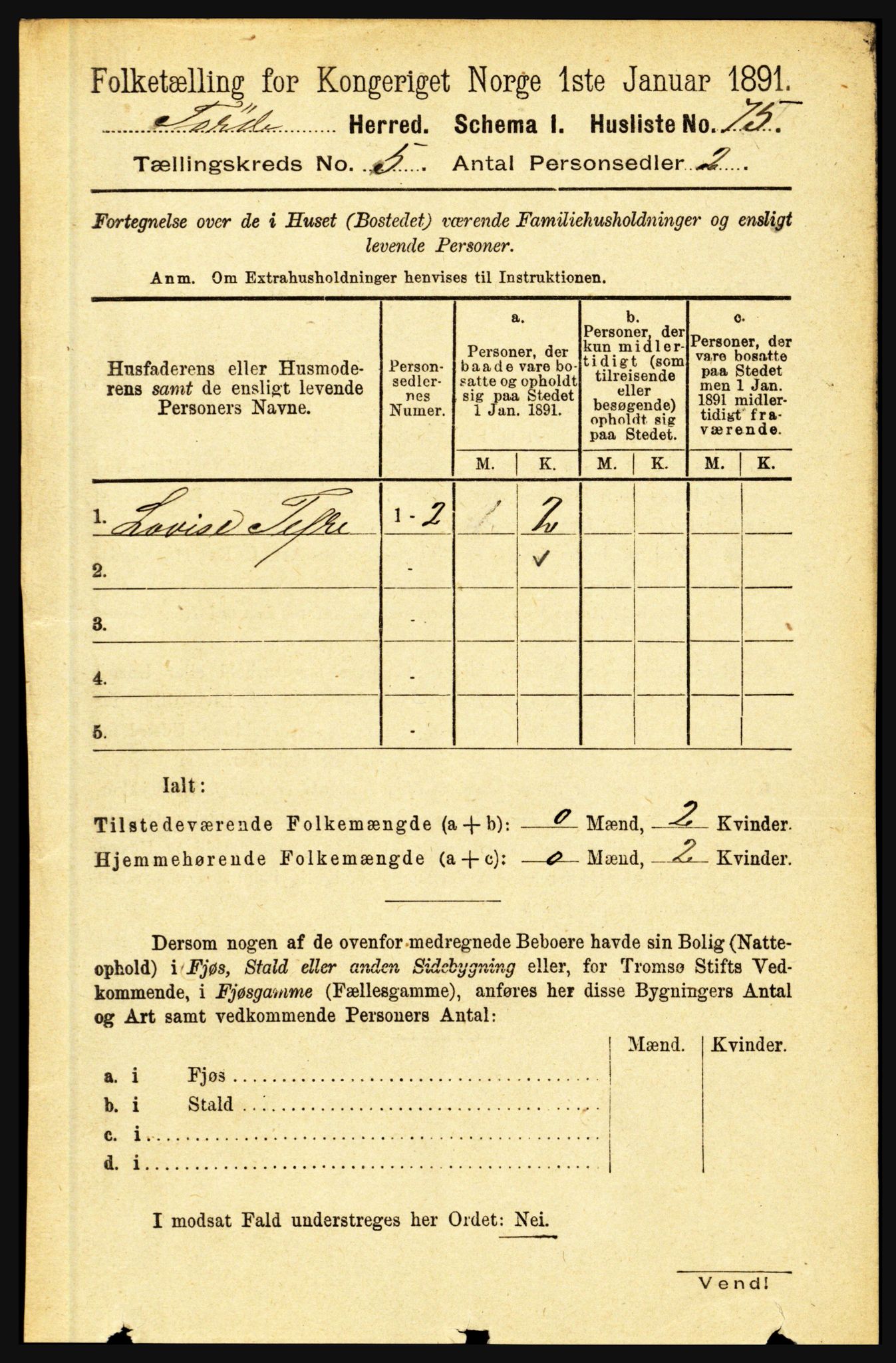 RA, 1891 census for 1432 Førde, 1891, p. 1428