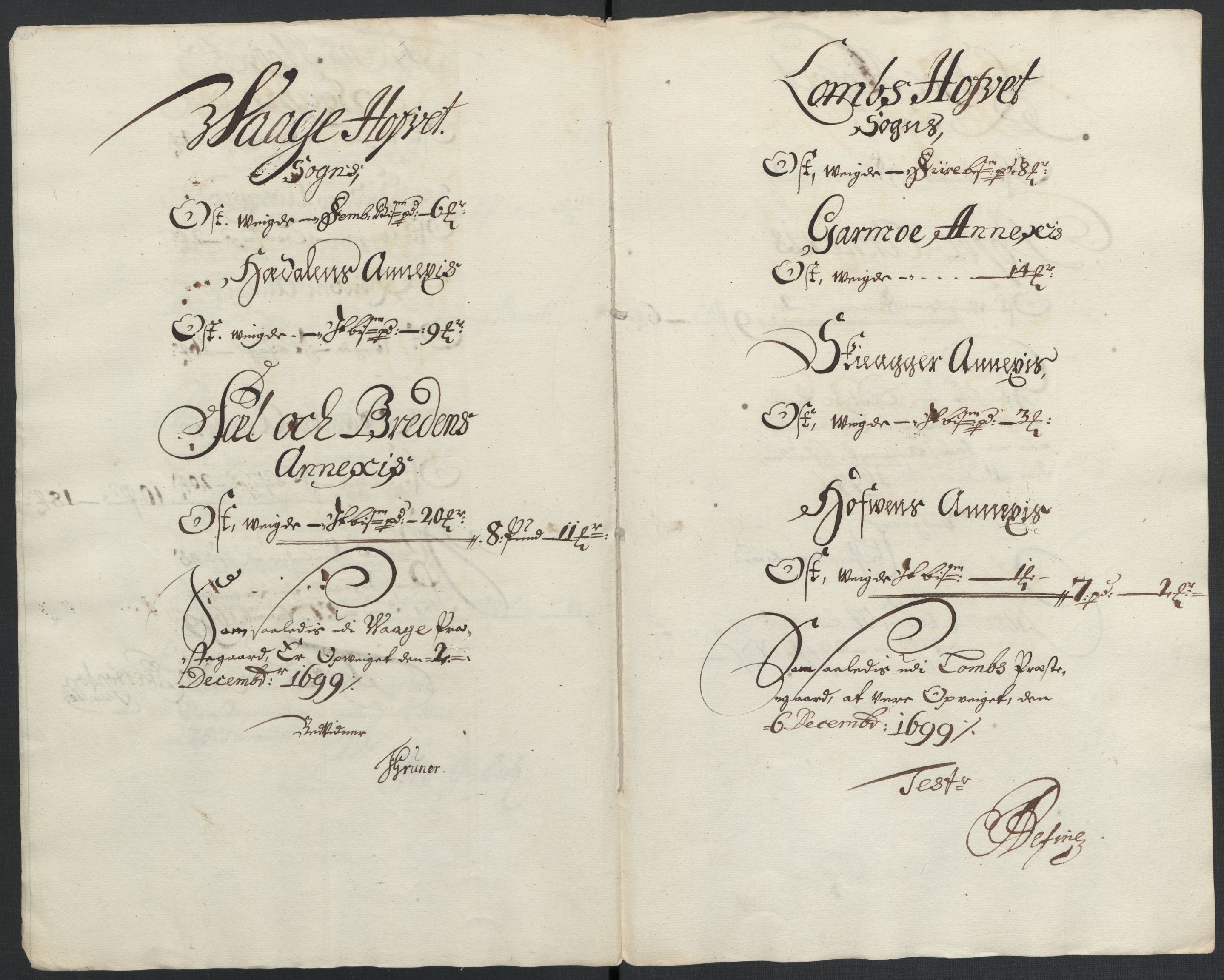 Rentekammeret inntil 1814, Reviderte regnskaper, Fogderegnskap, AV/RA-EA-4092/R17/L1172: Fogderegnskap Gudbrandsdal, 1699, p. 155