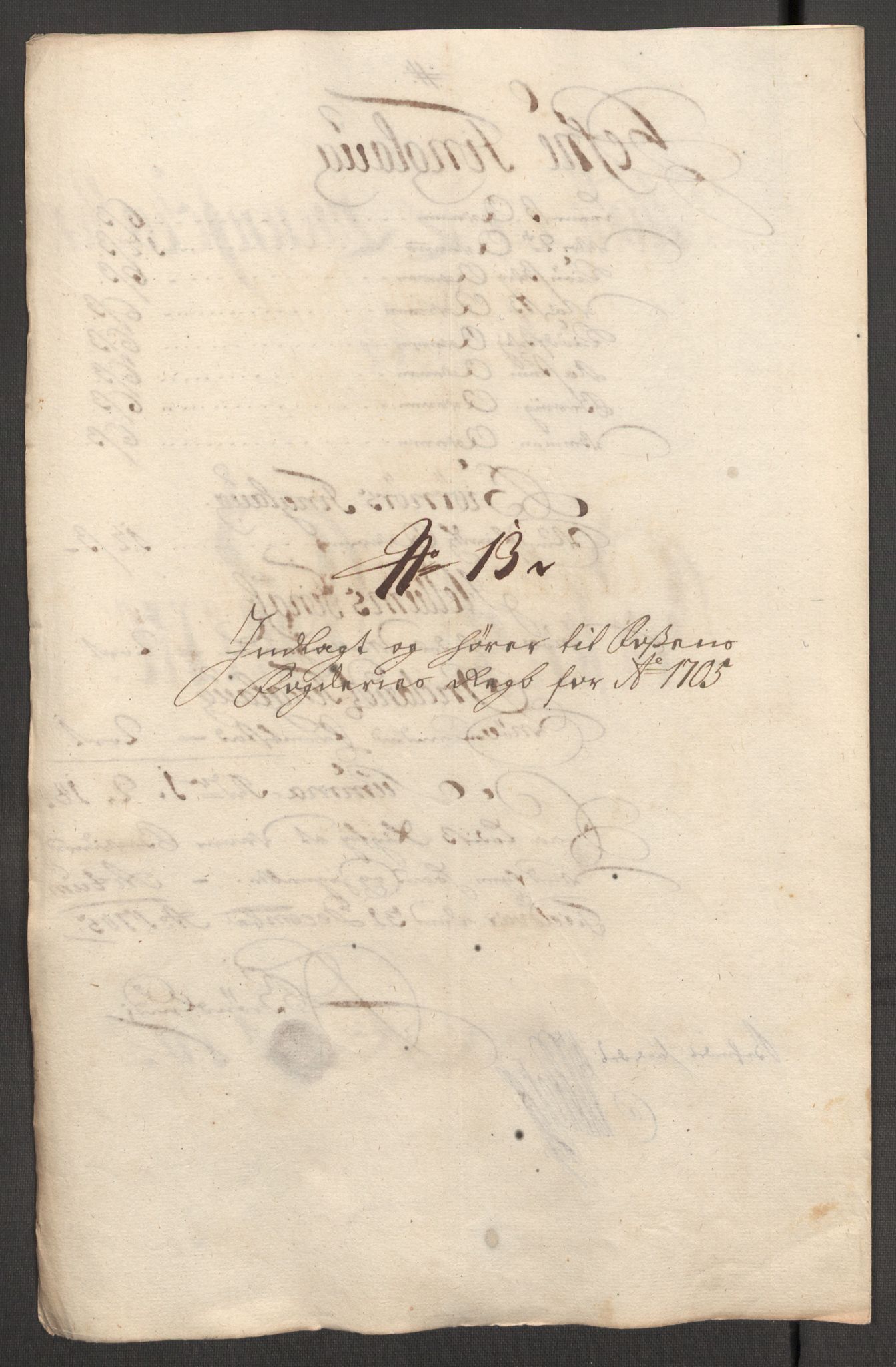 Rentekammeret inntil 1814, Reviderte regnskaper, Fogderegnskap, AV/RA-EA-4092/R57/L3856: Fogderegnskap Fosen, 1704-1705, p. 339