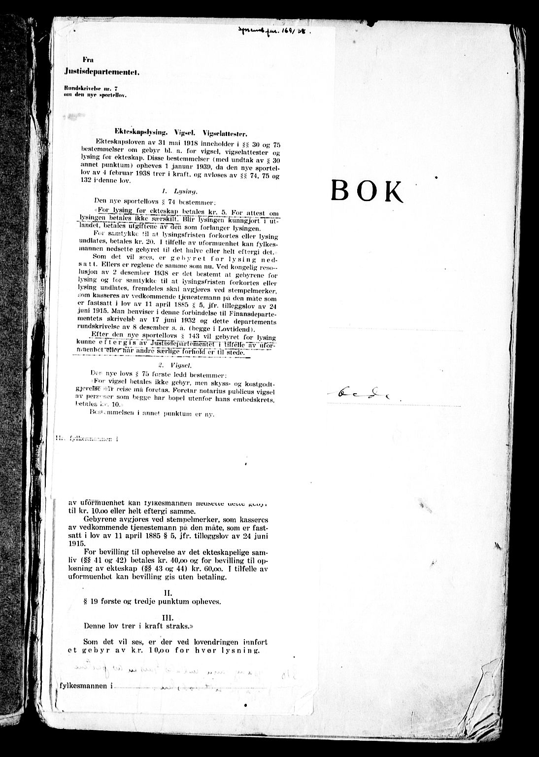 Rolvsøy prestekontor Kirkebøker, SAO/A-2004/H/Ha/L0001: Banns register no. 1, 1919-1962