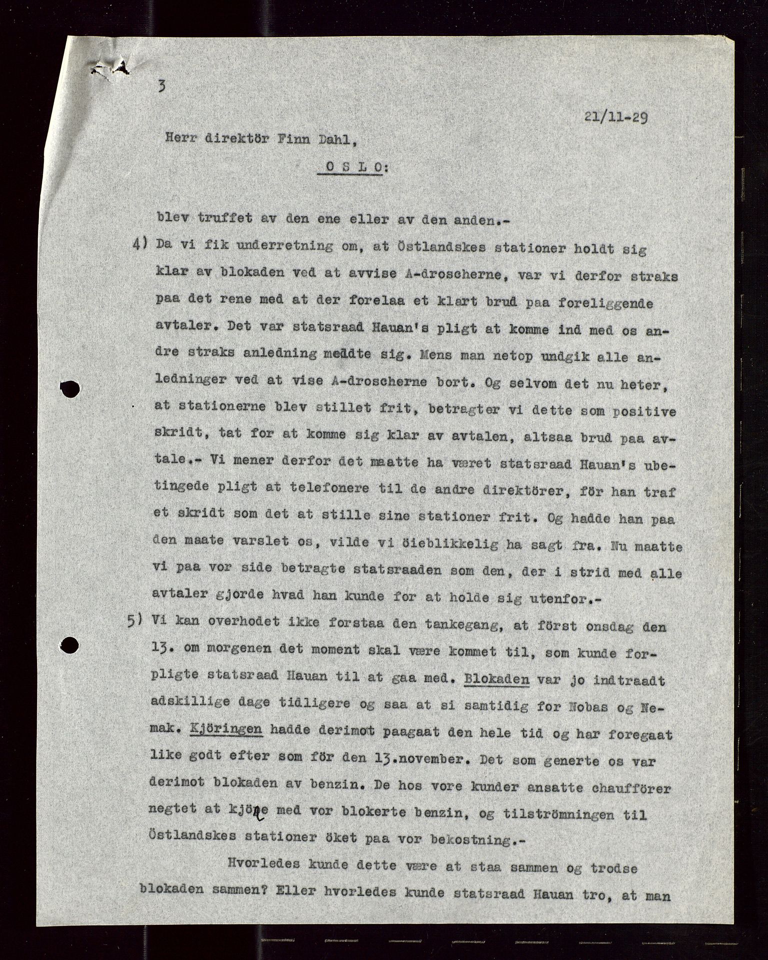 Pa 1521 - A/S Norske Shell, AV/SAST-A-101915/E/Ea/Eaa/L0018: Sjefskorrespondanse, 1929, p. 269