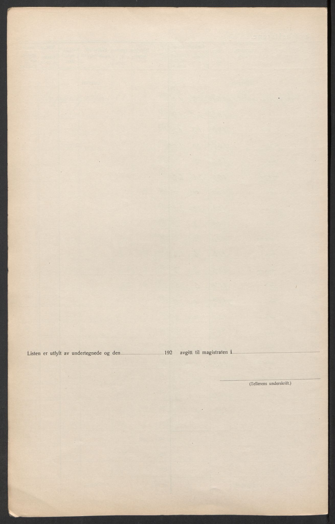 SAK, 1920 census for Kristiansand, 1920, p. 112