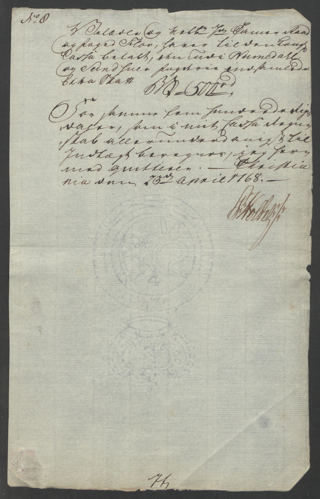 Rentekammeret inntil 1814, Reviderte regnskaper, Fogderegnskap, AV/RA-EA-4092/R24/L1672: Ekstraskatten Numedal og Sandsvær, 1762-1767, p. 352