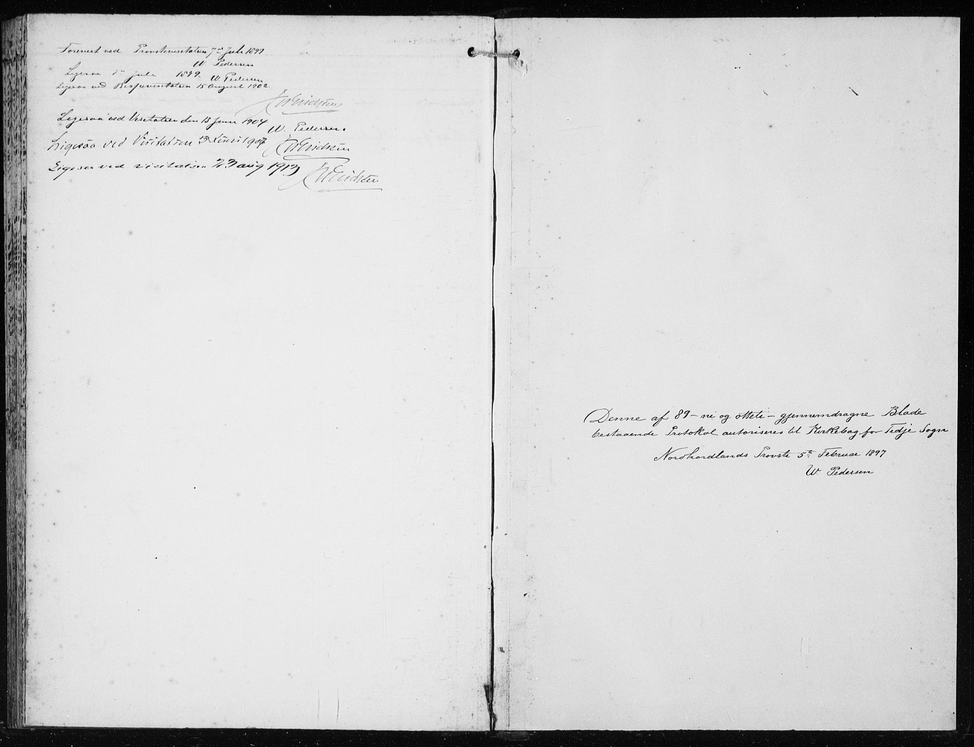 Lindås Sokneprestembete, AV/SAB-A-76701/H/Haa/Haad/L0002: Parish register (official) no. D  2, 1897-1912