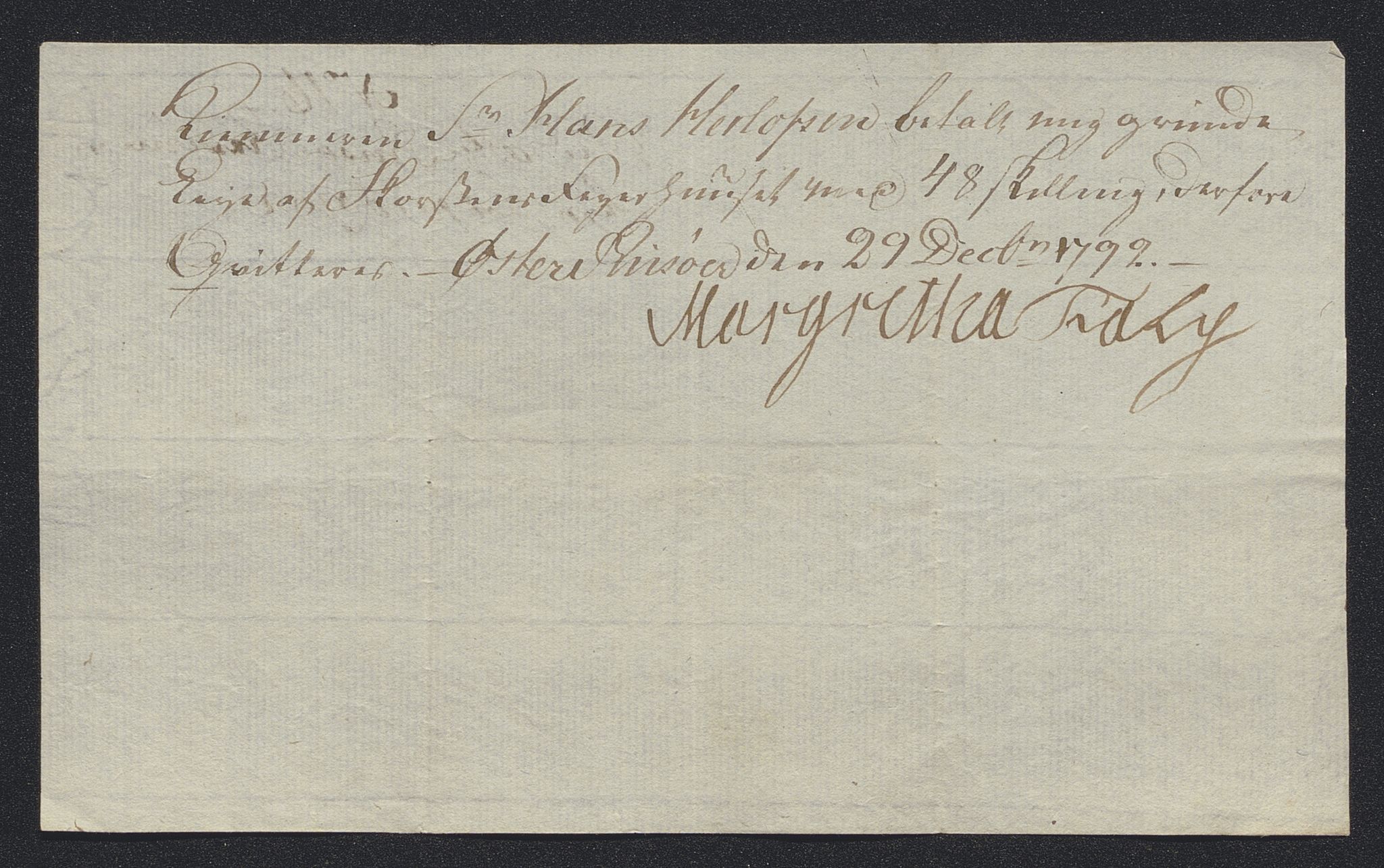 Danske Kanselli 1800-1814, AV/RA-EA-3024/K/Kk/Kka/Kkac/L0234: Kjøpstadregnskap Øster Risør, 1791-1795, p. 180