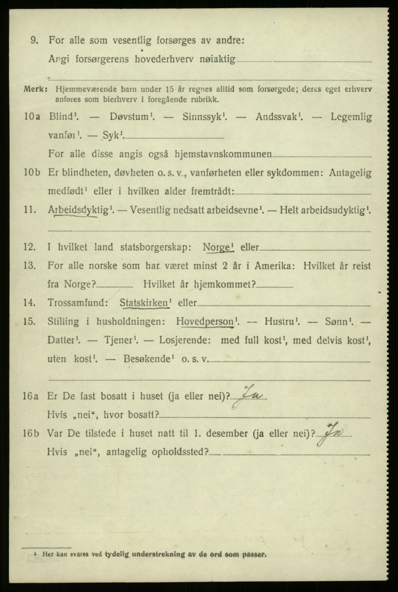 SAB, 1920 census for Davik, 1920, p. 6076