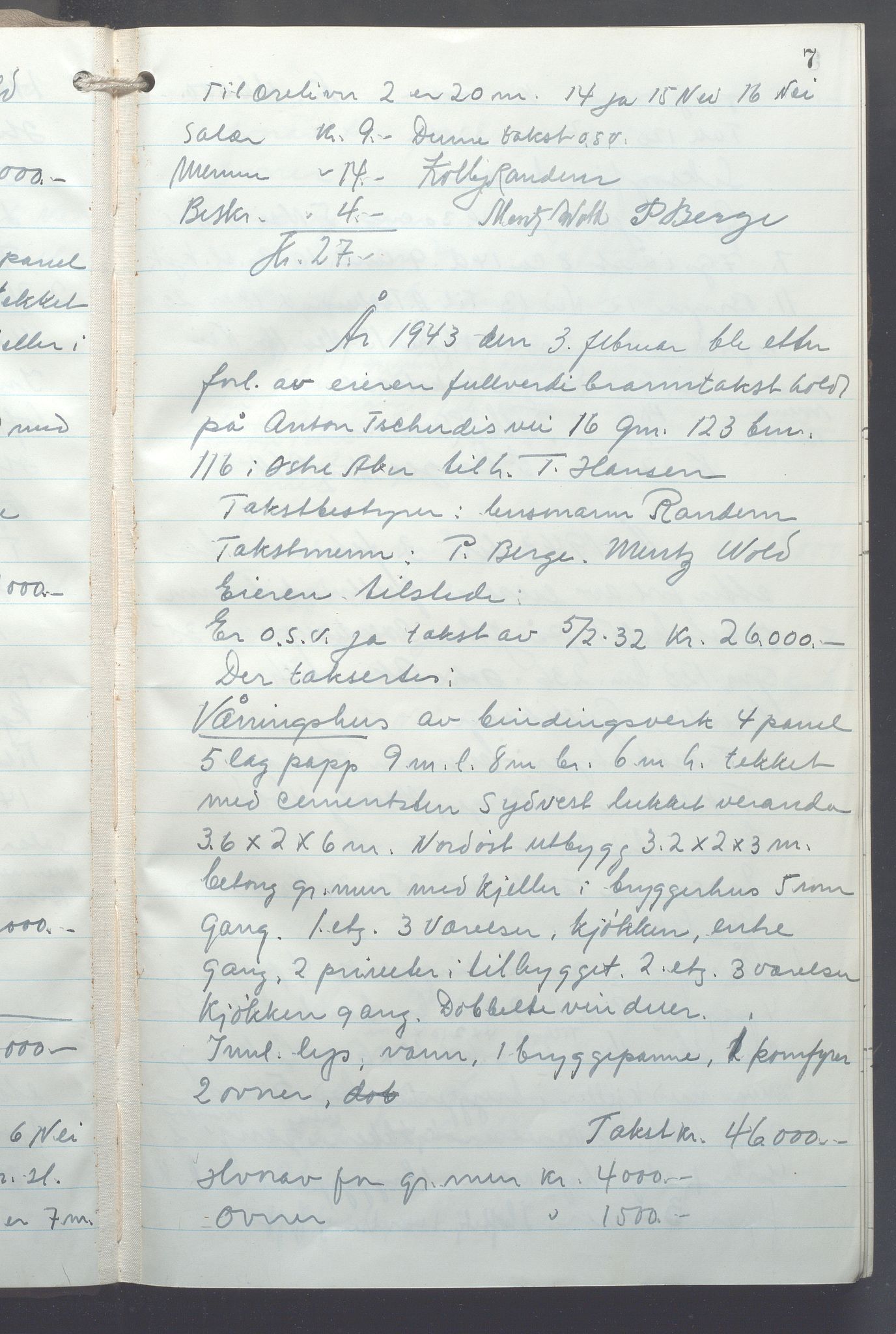 Lensmennene i Aker, OBA/A-10133/F/Fc/L0034: Branntakstprotokoll, 1943-1944, p. 7