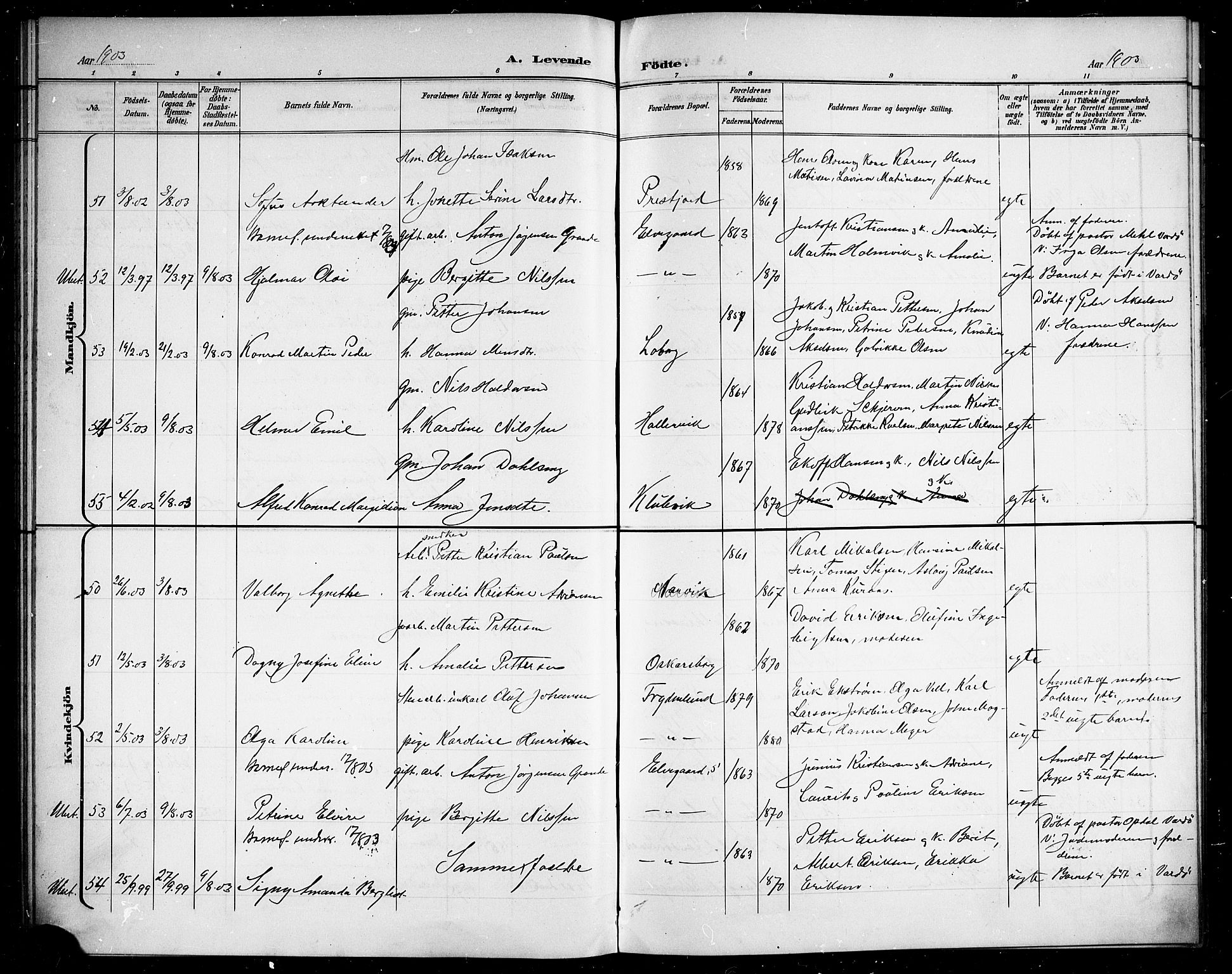 Ministerialprotokoller, klokkerbøker og fødselsregistre - Nordland, AV/SAT-A-1459/866/L0953: Parish register (copy) no. 866C02, 1900-1905